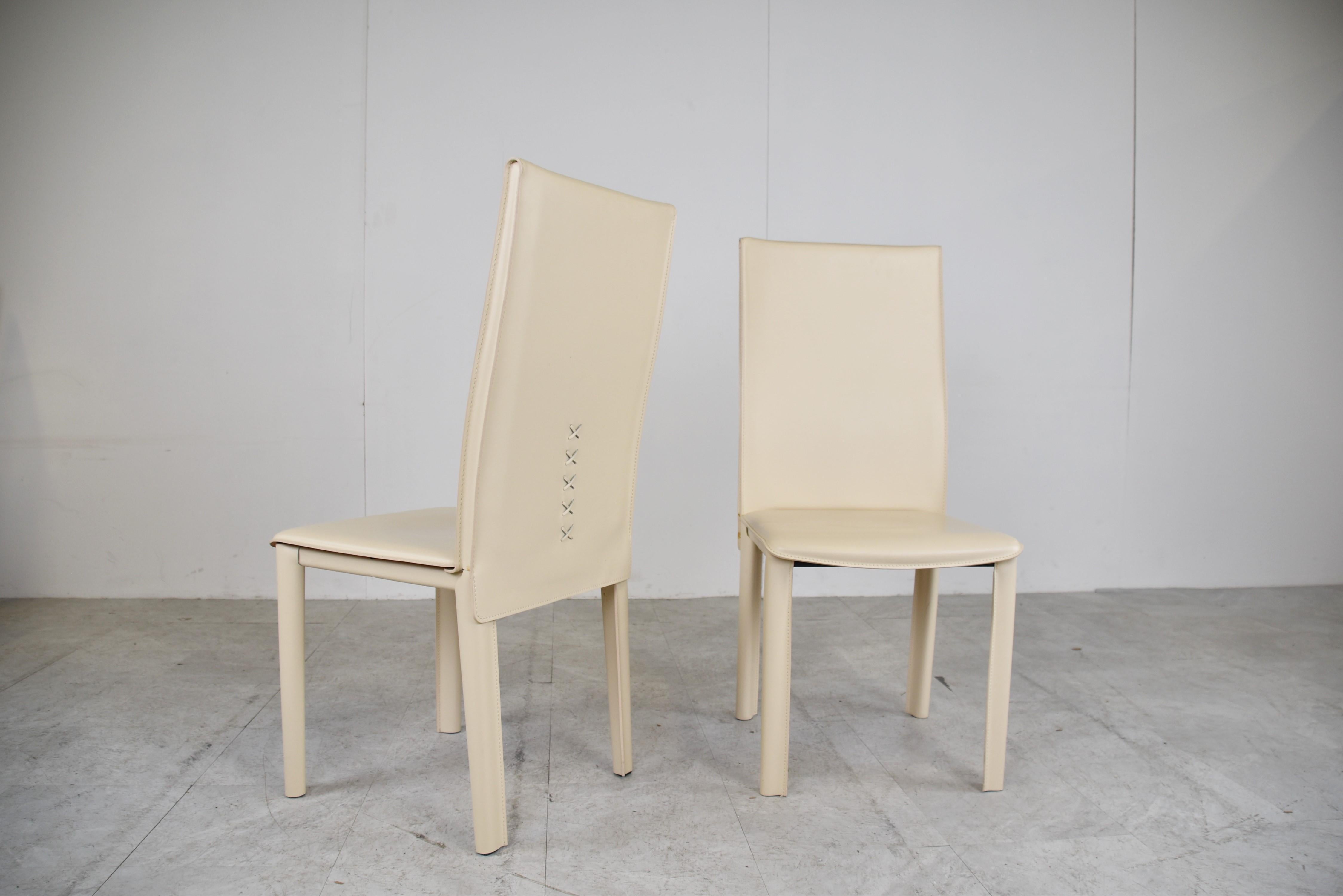 Vintage Dining Chairs by Arper Italy, 1980s 5