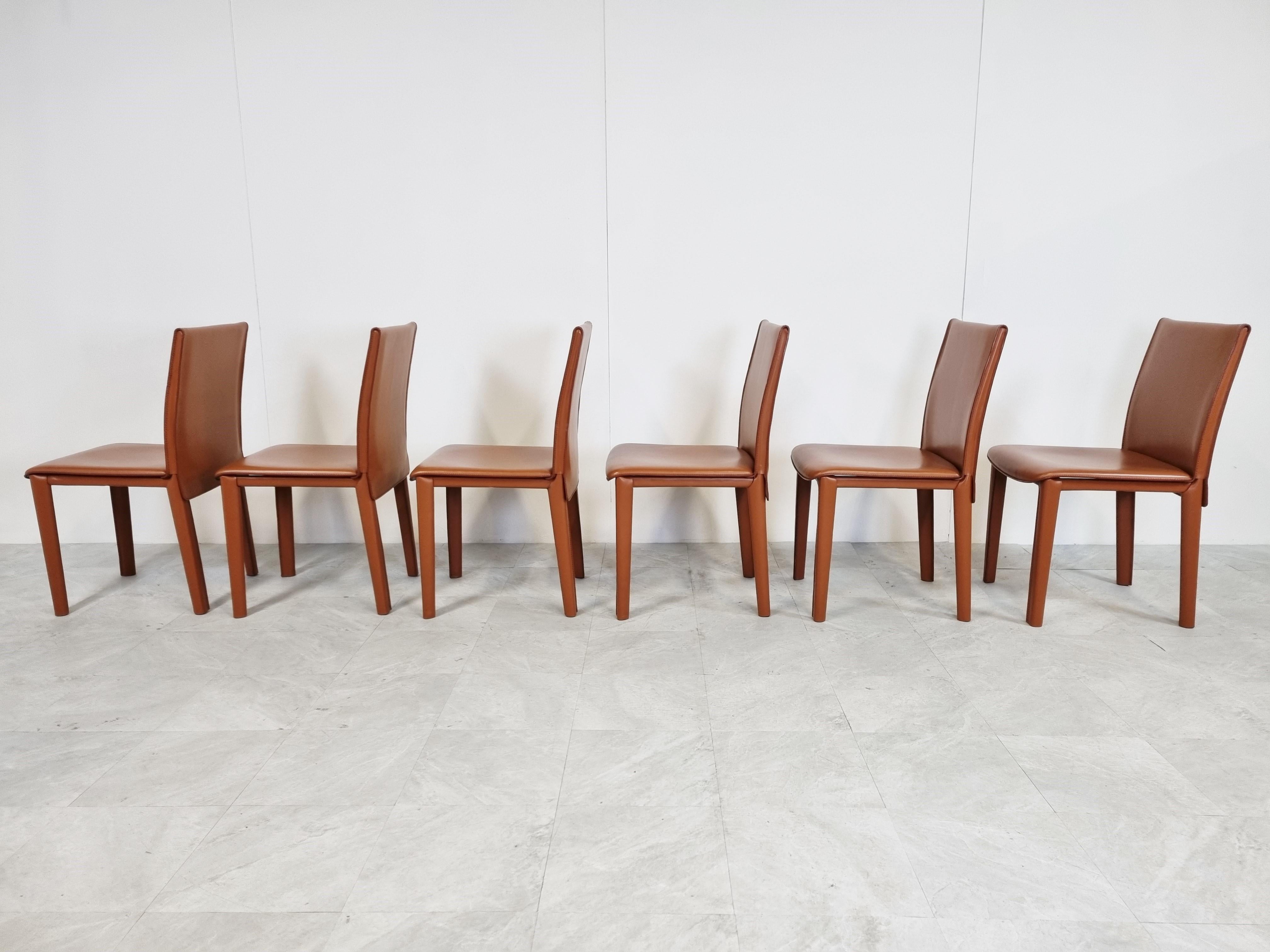 Late 20th Century Vintage Dining Chairs by Arper Italy, 1980s