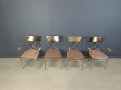 Vintage dining chairs by Belgo chrom, set of 4 - 1970s