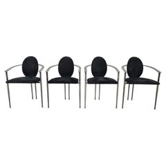 Vintage Dining Chairs by Belgo Chrom, Set of 4, 1980s