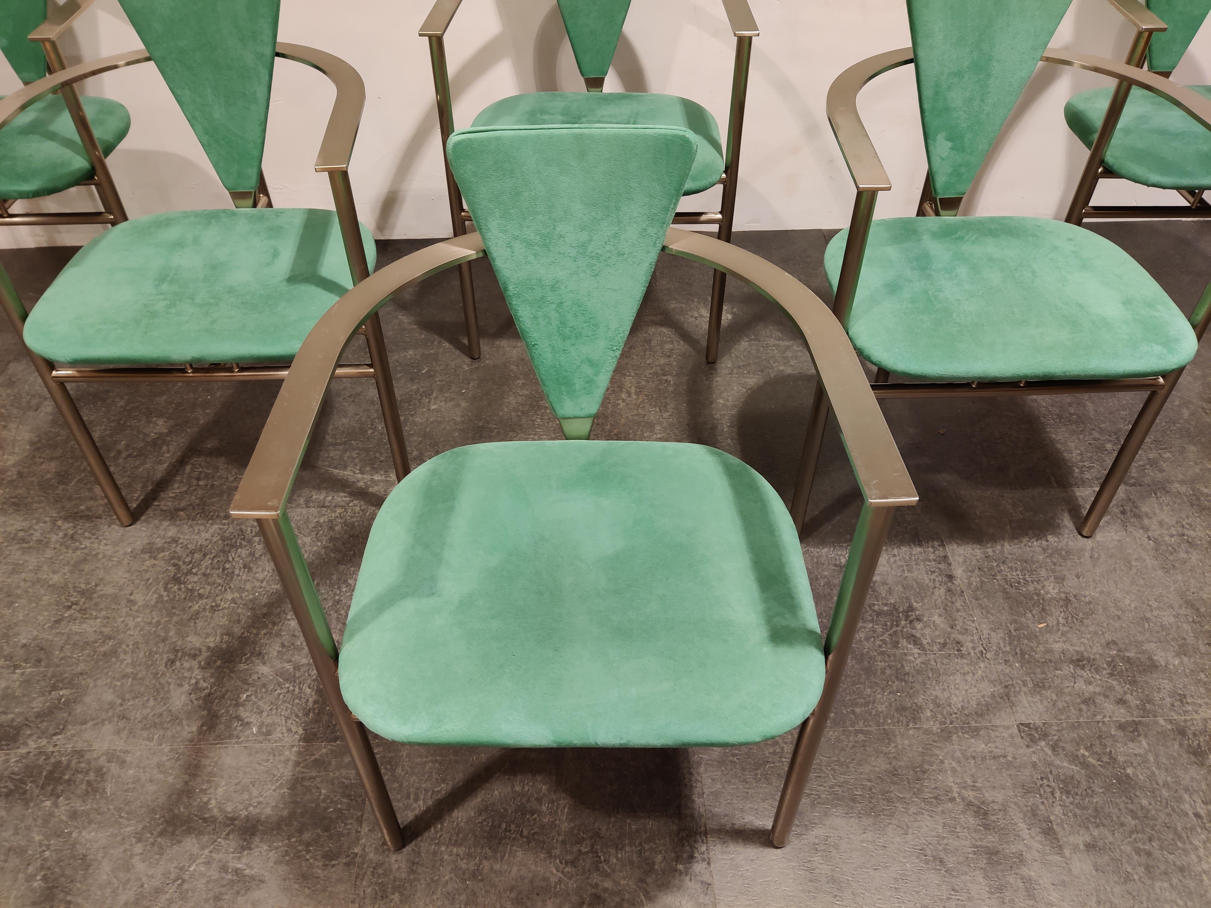 Vintage Dining Chairs by Belgo Chrom, Set of 6, 1980s 1