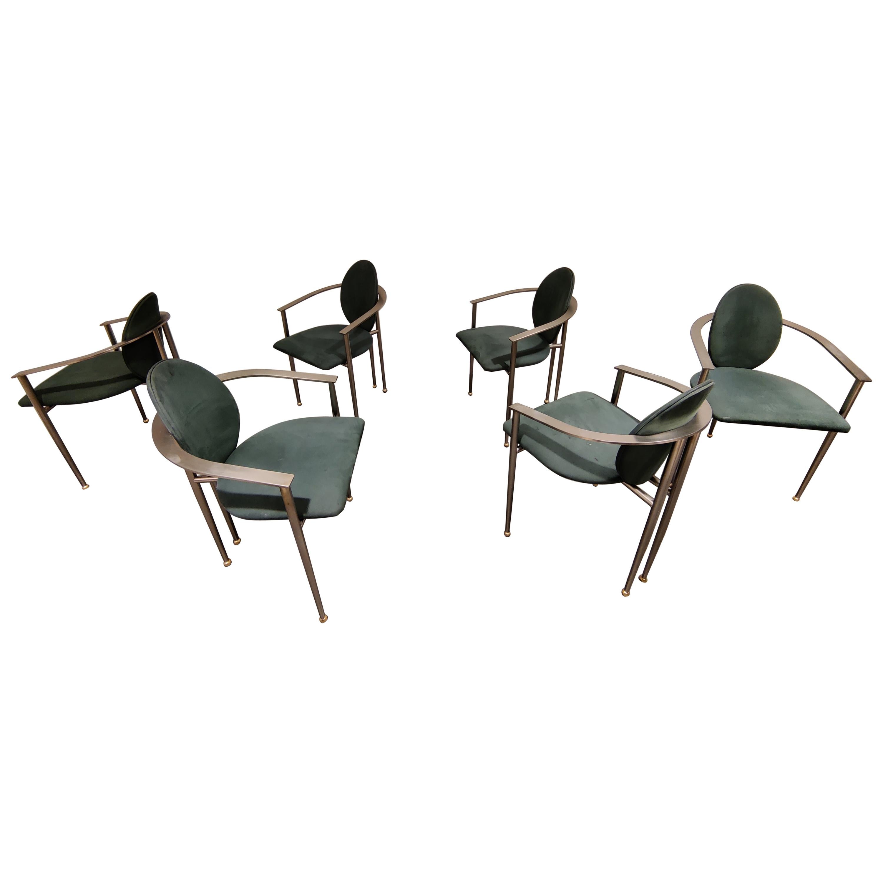 Vintage Dining Chairs by Belgo Chrom, Set of 6