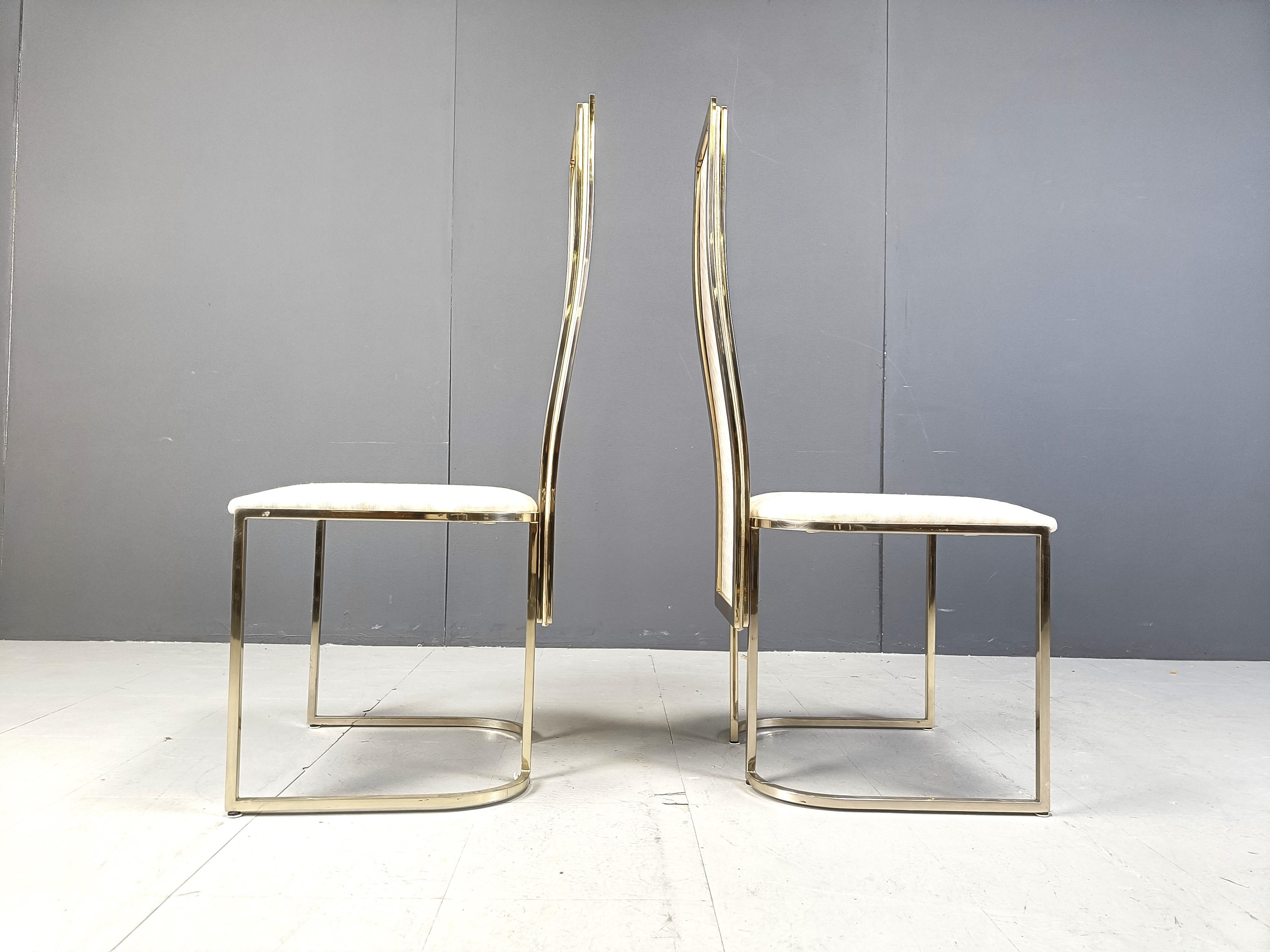 Vintage dining chairs by Belgochrom, set of 8 - 1970s For Sale 4