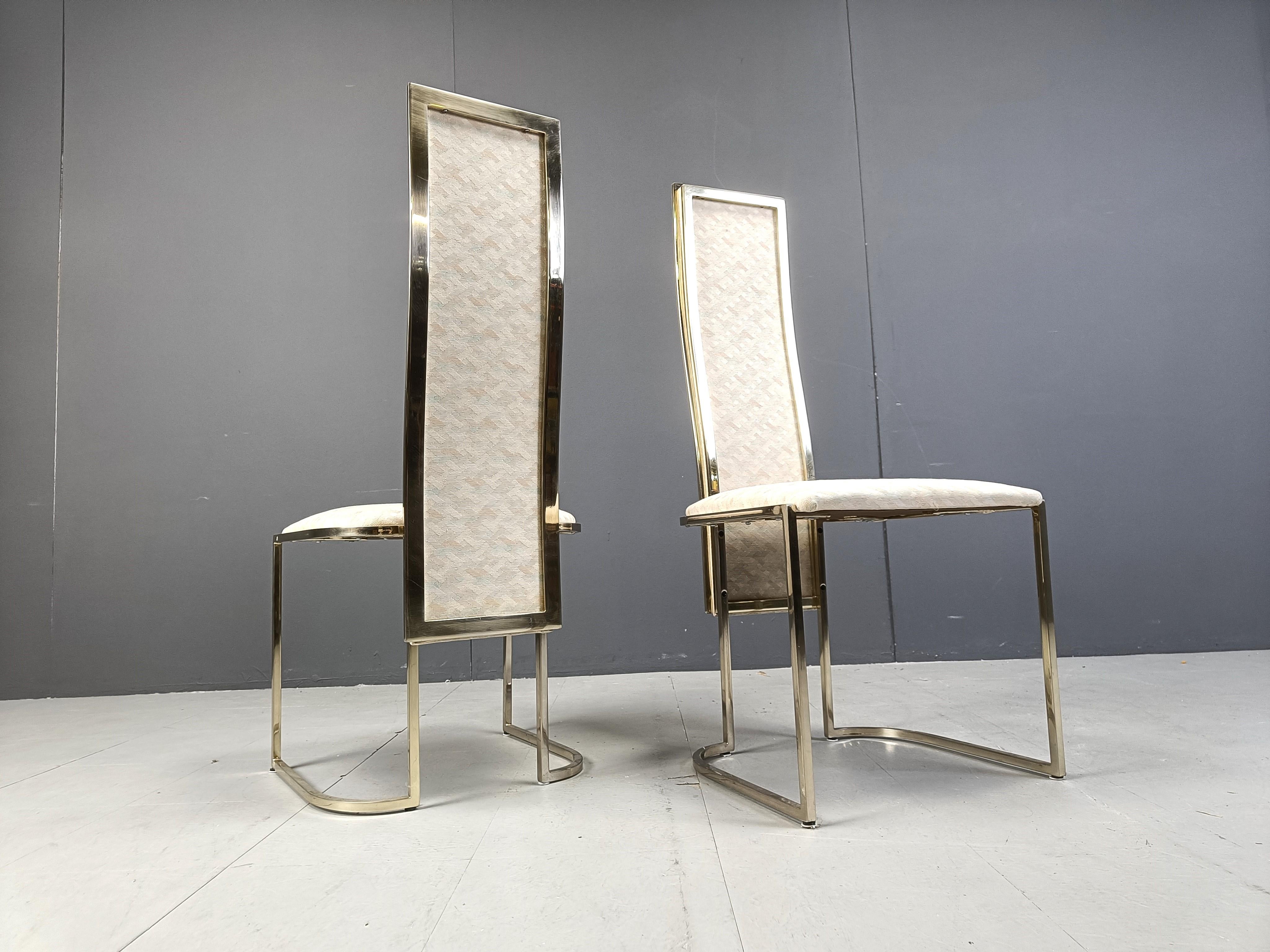 Vintage dining chairs by Belgochrom, set of 8 - 1970s For Sale 5