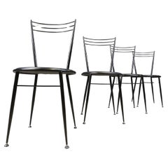 Vintage dining chairs by Calligaris, 1980s