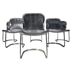 Vintage dining chairs by cidue set of 6, 1970s