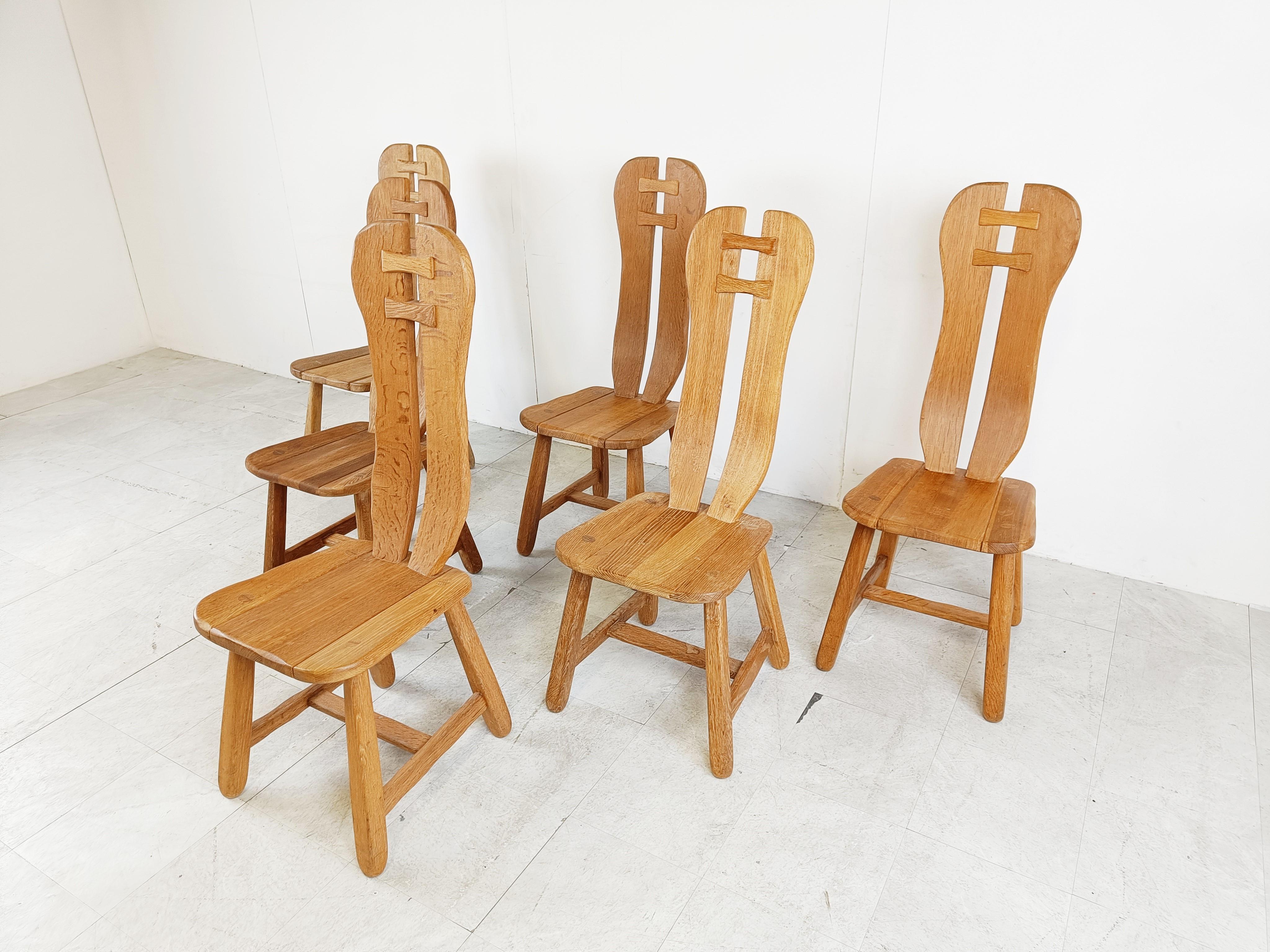Belgian Vintage Dining Chairs by Depuydt, Belgium, 1960s For Sale