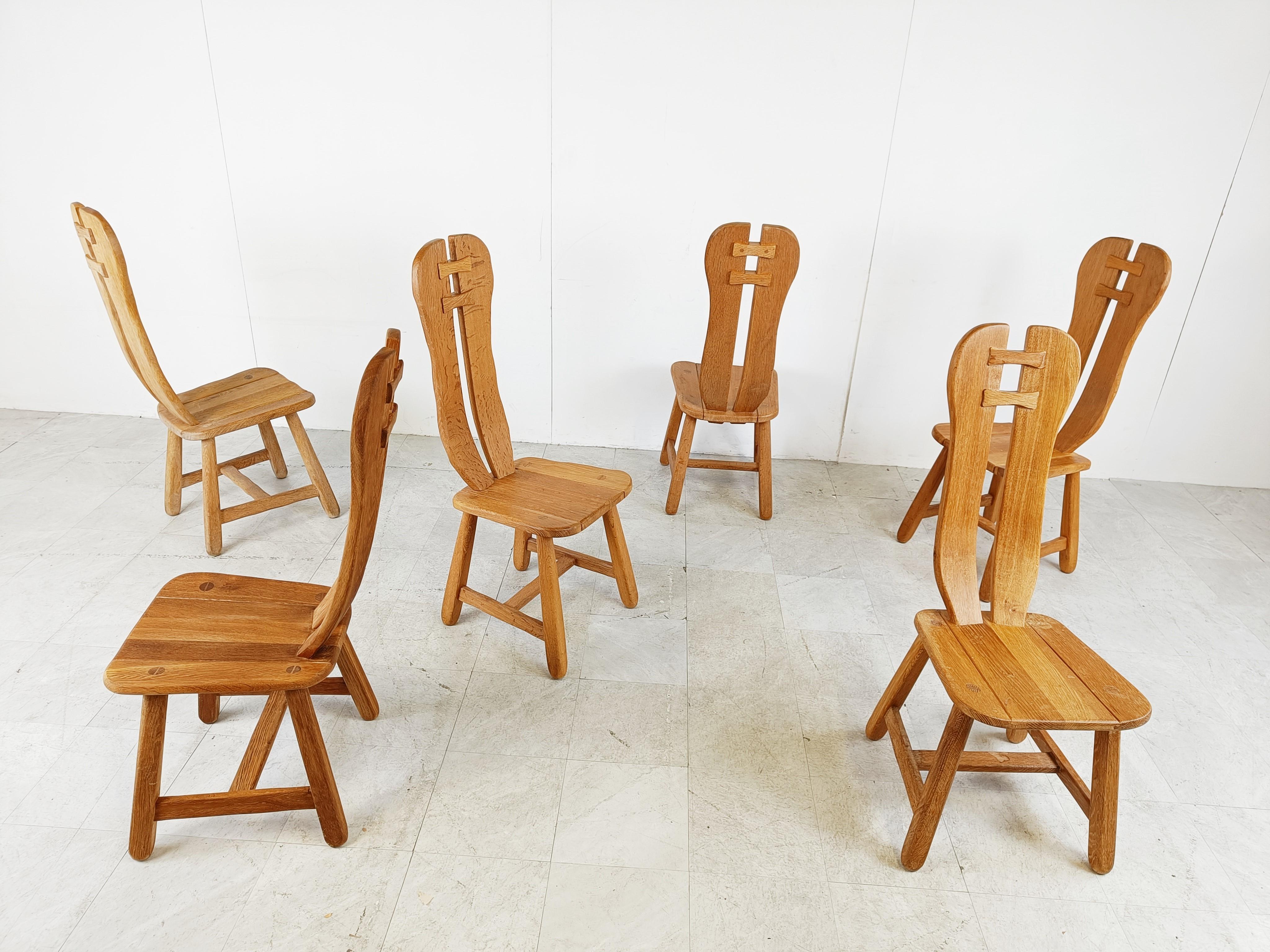 Vintage Dining Chairs by Depuydt, Belgium, 1960s For Sale 1