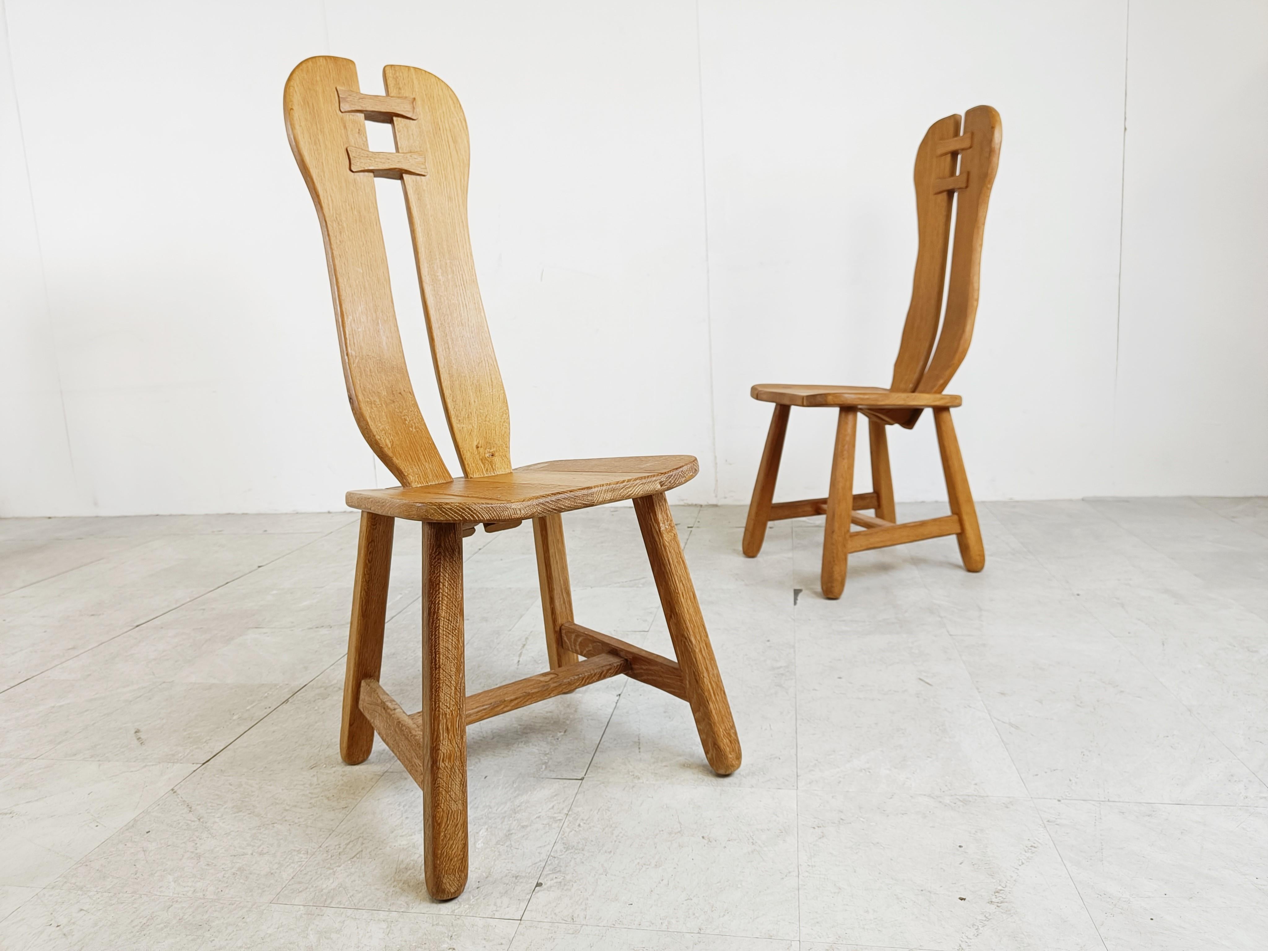 Chaises de salle à manger vintage de Depuydt, Belgique, années 1960 en vente 2