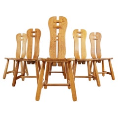 Vintage Dining Chairs by Depuydt, Belgium, 1960s