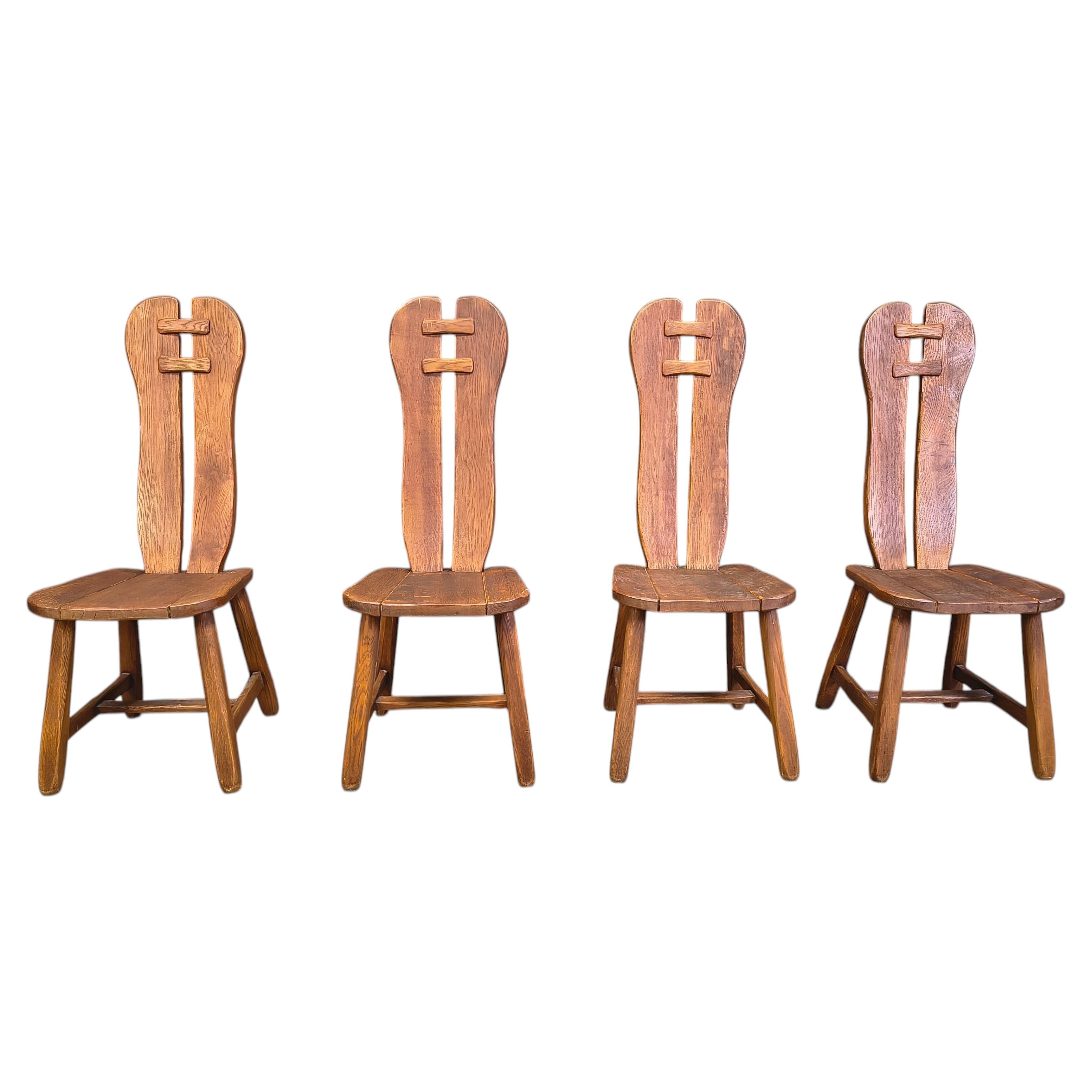Vintage dining chairs by Depuydt, Belgium, 1960s