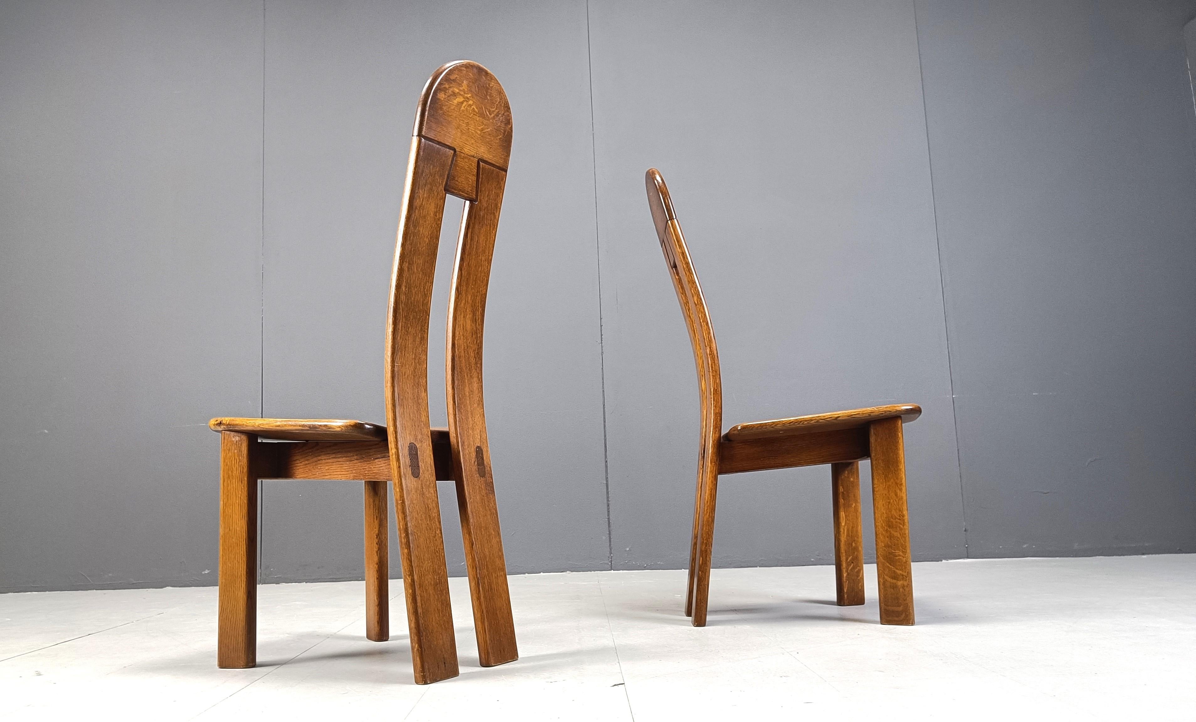Vintage dining chairs by Depuydt, Belgium, 1960s set of 12 6