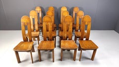 Vintage dining chairs by Depuydt, Belgium, 1960s set of 12