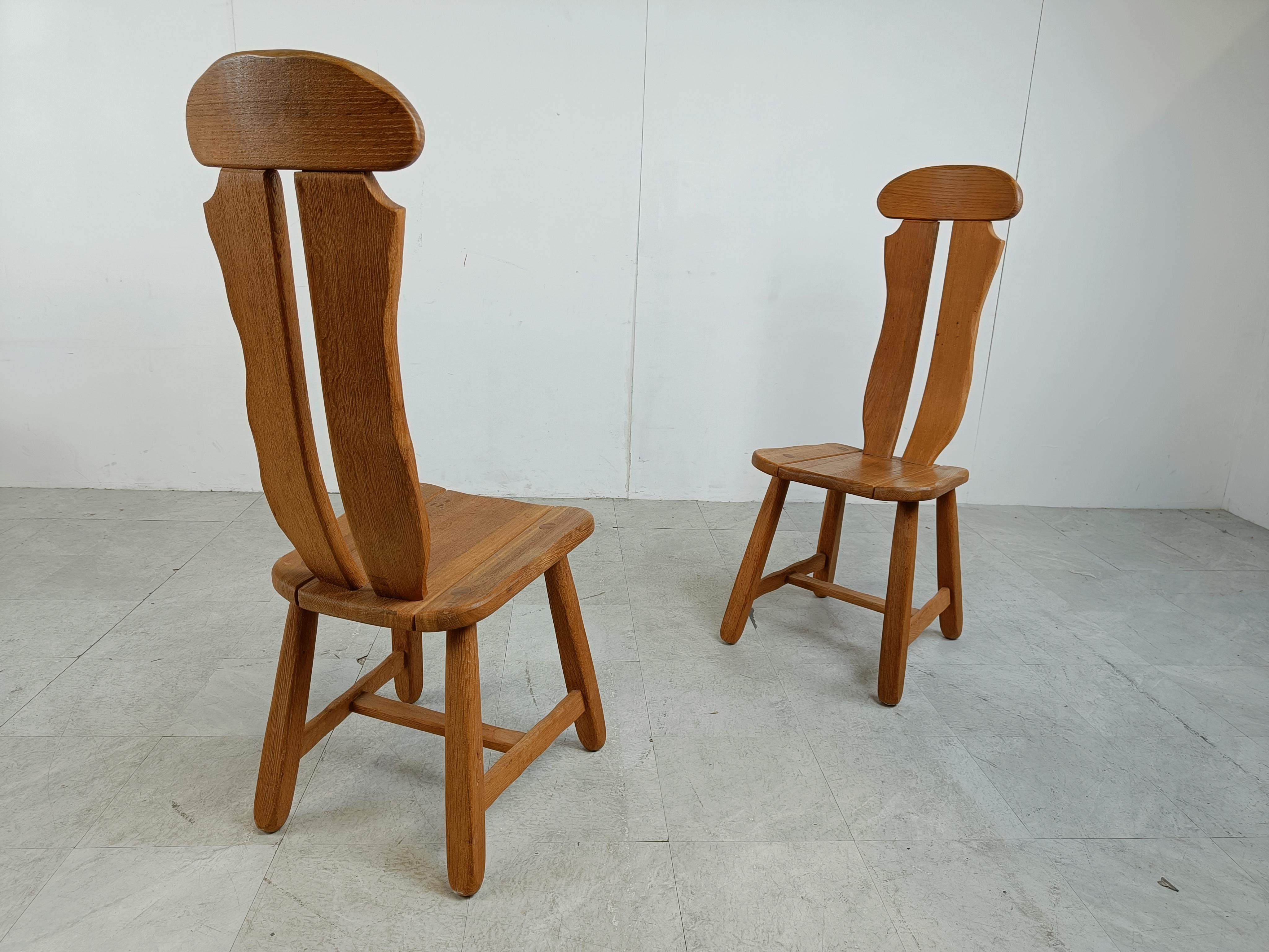 Vintage Dining Chairs by Depuydt, Belgium, Set of 5 - 1960s For Sale 2