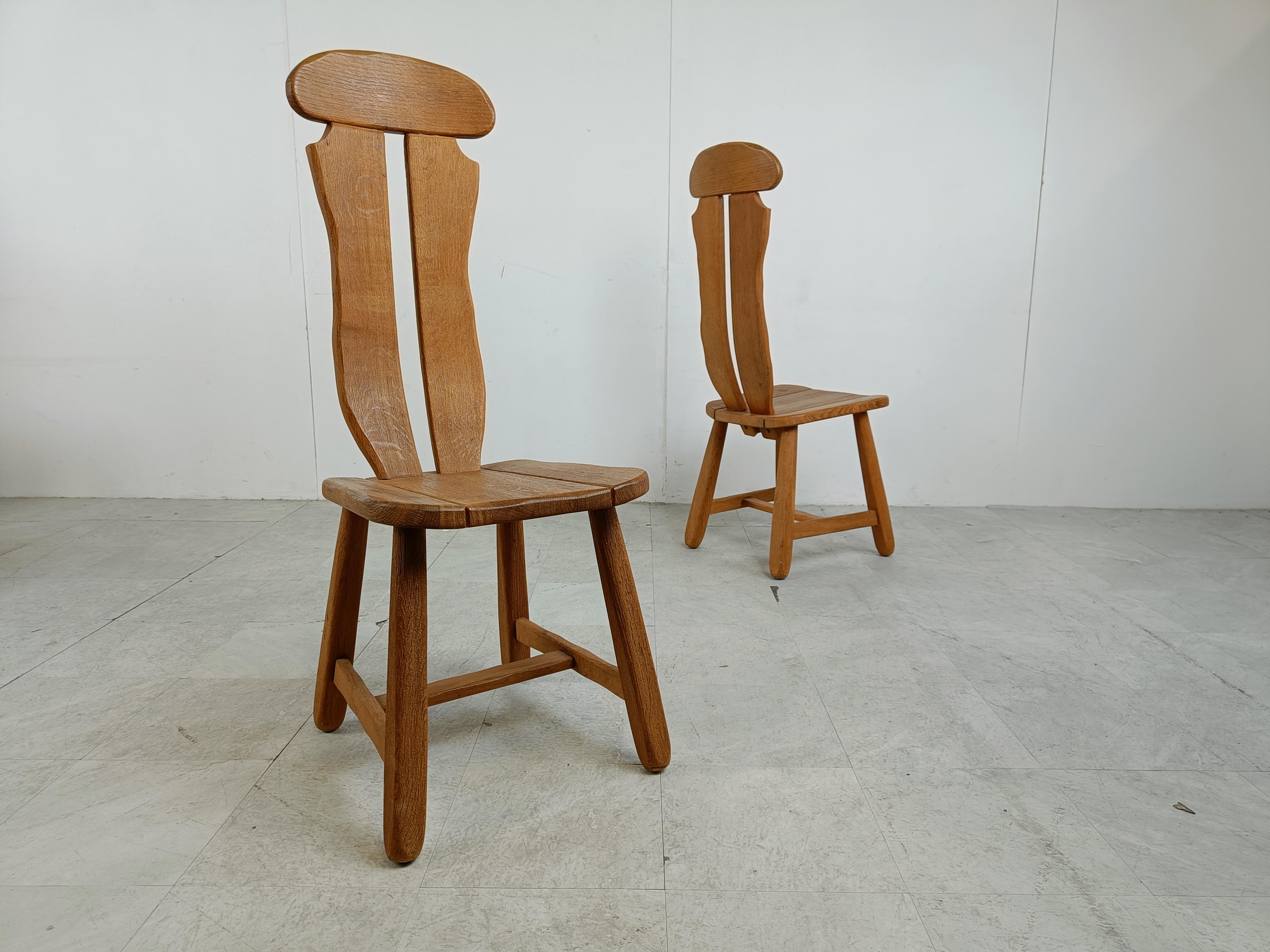 Vintage Dining Chairs by Depuydt, Belgium, Set of 5 - 1960s For Sale 1