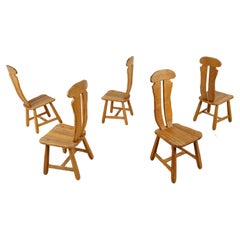 Retro Dining Chairs by Depuydt, Belgium, Set of 5 - 1960s