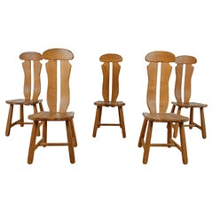 Sillas de comedor vintage de Depuydt, Bélgica, Juego de 5 - Años 60