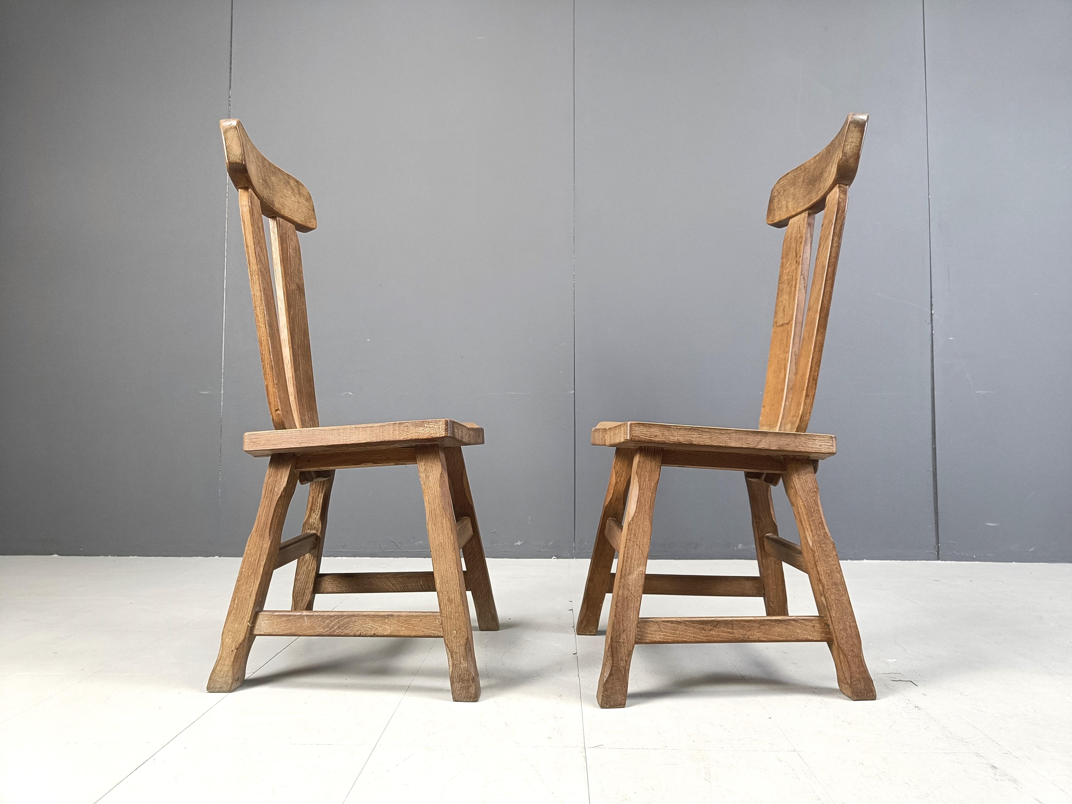 Vintage dining chairs by Depuydt, set of 8 - 1960s 3