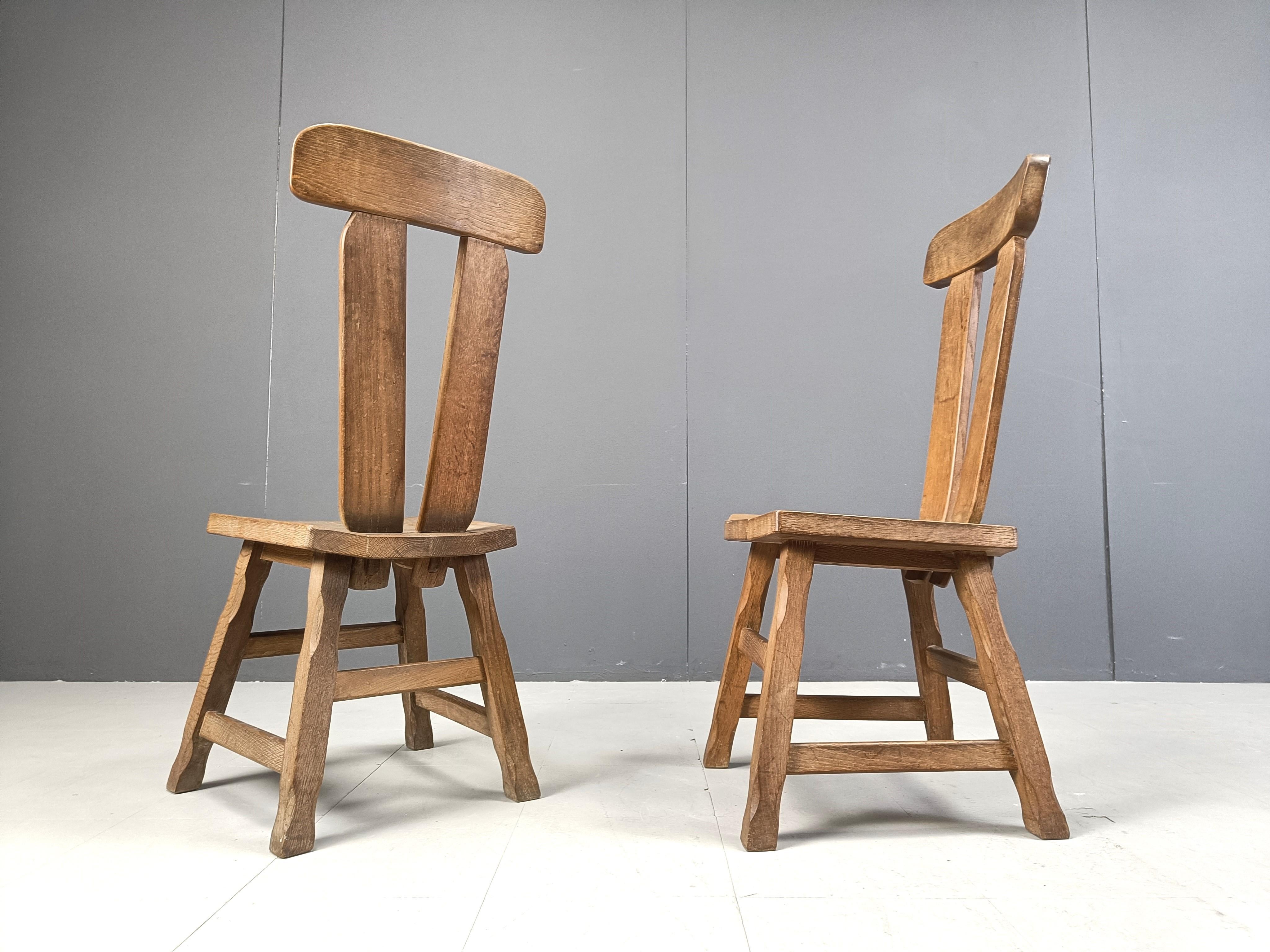 Vintage dining chairs by Depuydt, set of 8 - 1960s 4