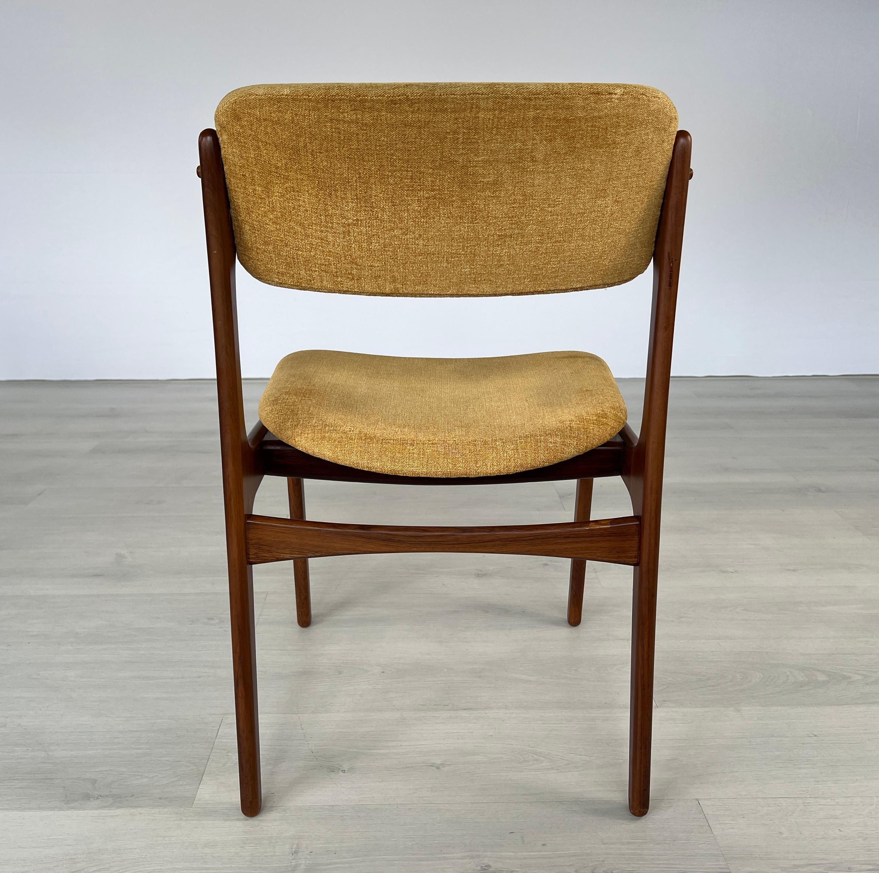 Vintage Dining Chairs by E. Buch for o.d. Møbler a-S – Set of 9 in vendita 5