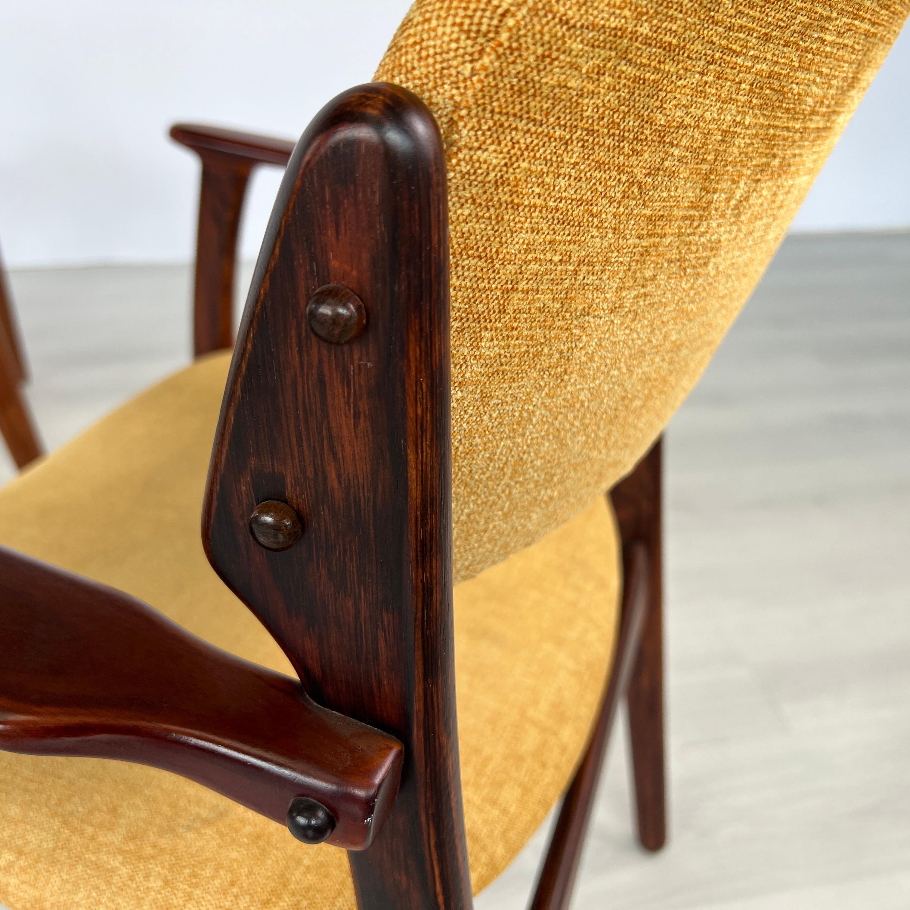 Vintage Dining Chairs by E. Buch for o.d. Møbler a-S – Set of 9 in vendita 6