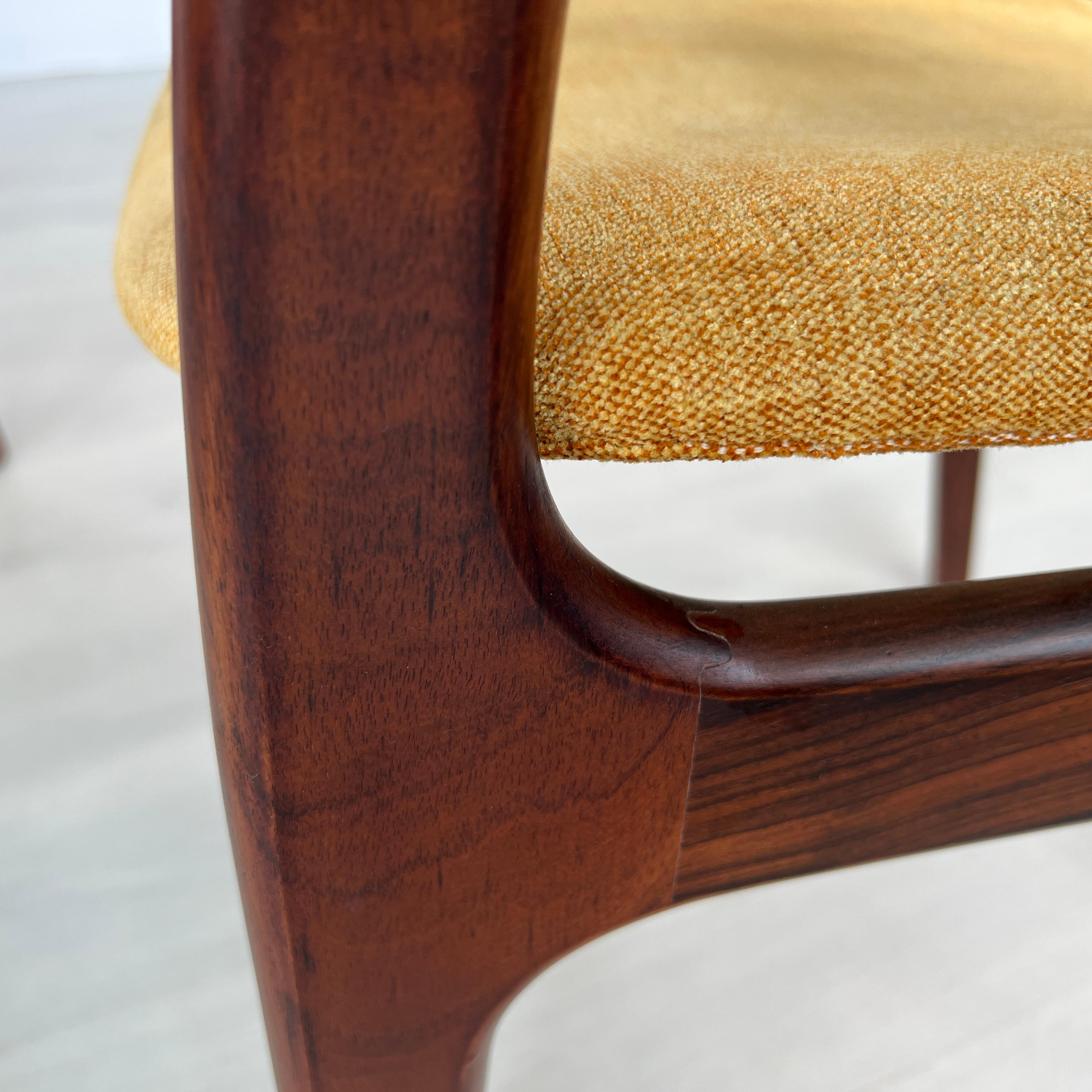 Vintage Dining Chairs by E. Buch for o.d. Møbler a-S – Set of 9 in vendita 7