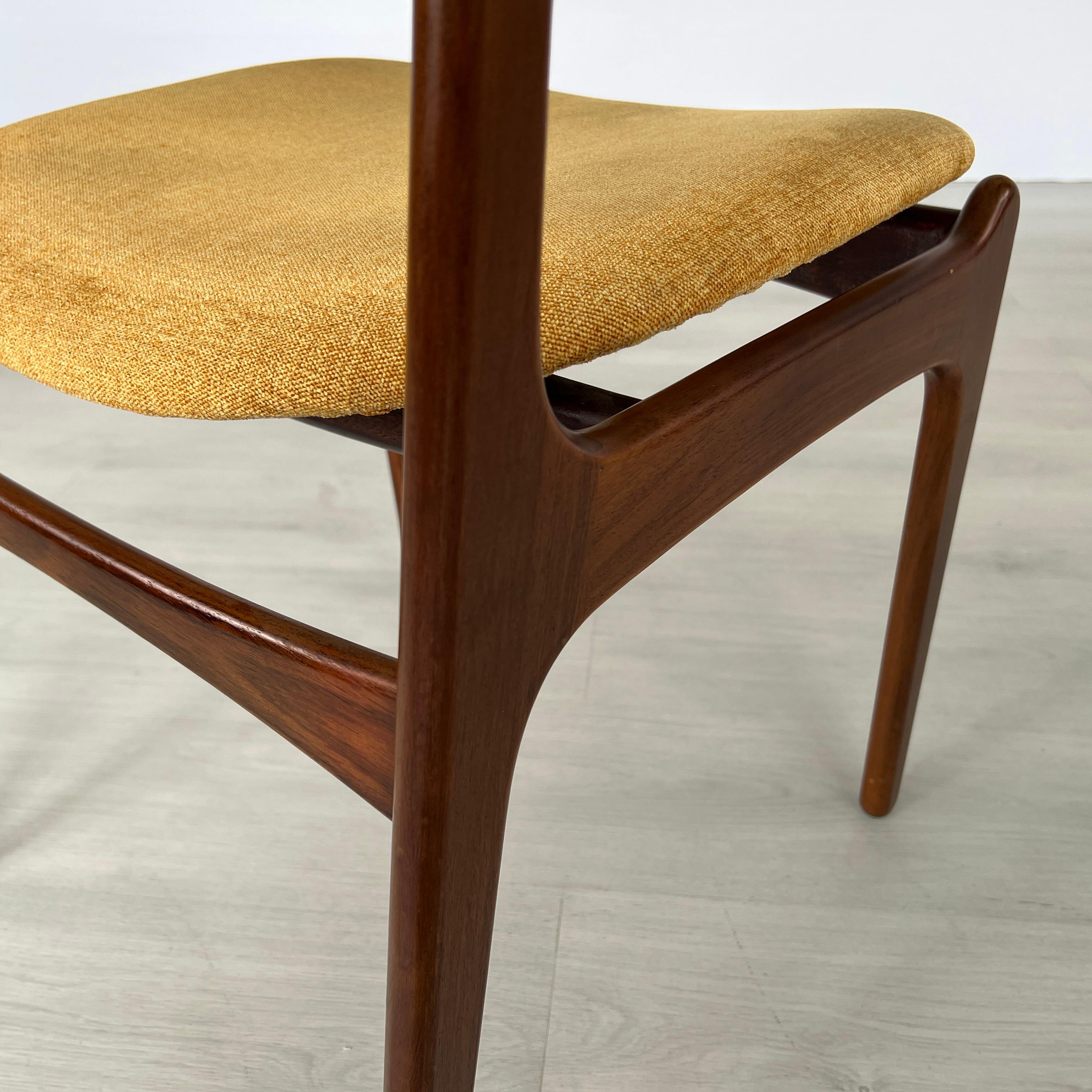 Vintage Dining Chairs by E. Buch for o.d. Møbler a-S – Set of 9 in vendita 11