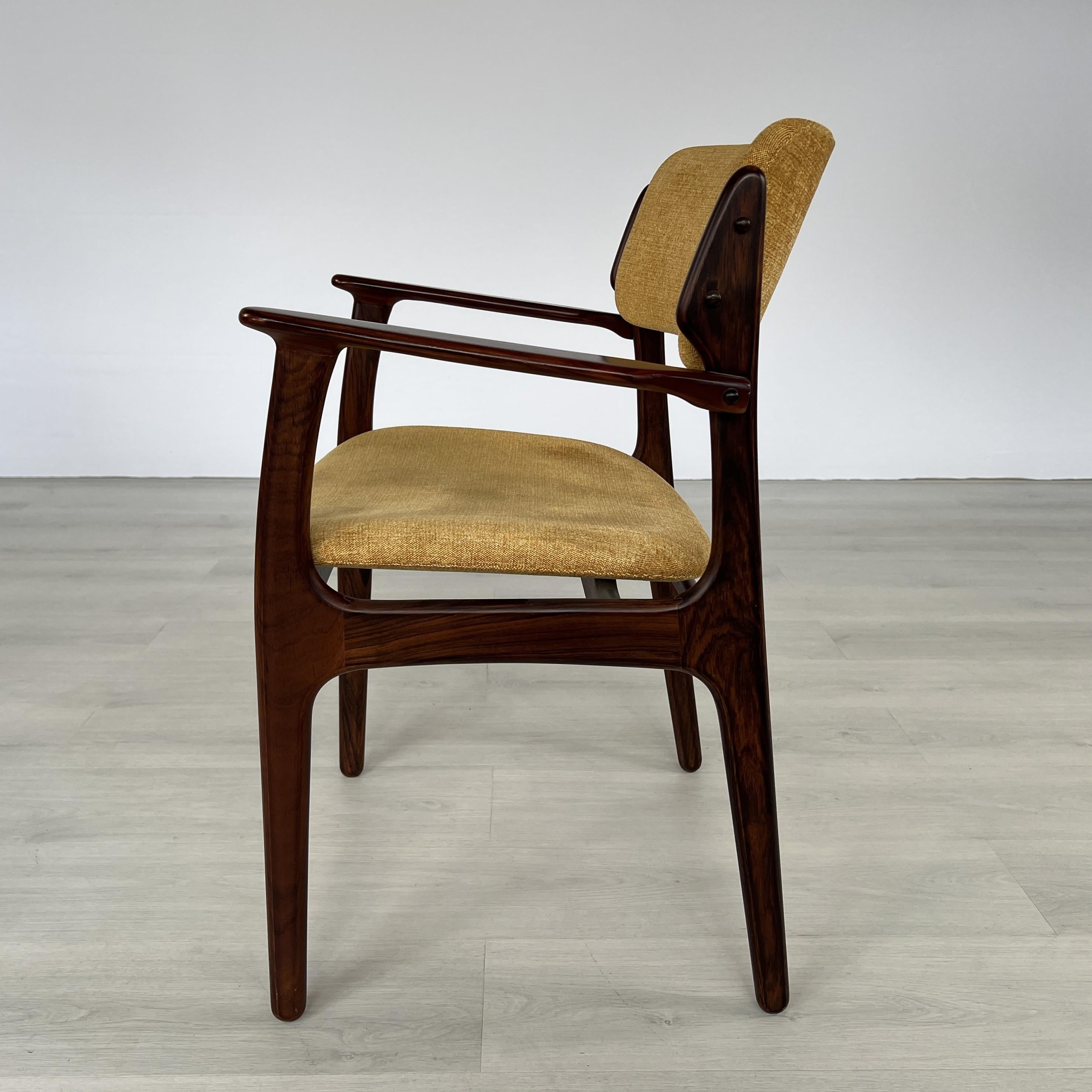 Vintage Dining Chairs by E. Buch for o.d. Møbler a-S – Set of 9 in vendita 2