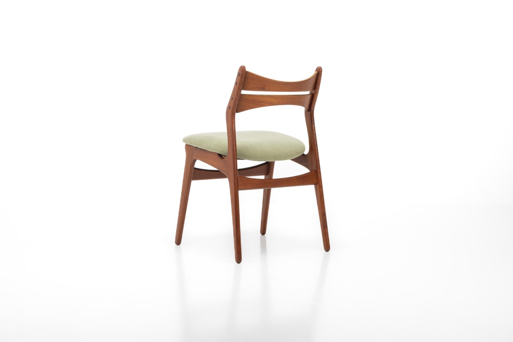 Vintage Dining Chairs by Erik Buch for Christian Christensen Møbelfabrik, 1960s For Sale 3