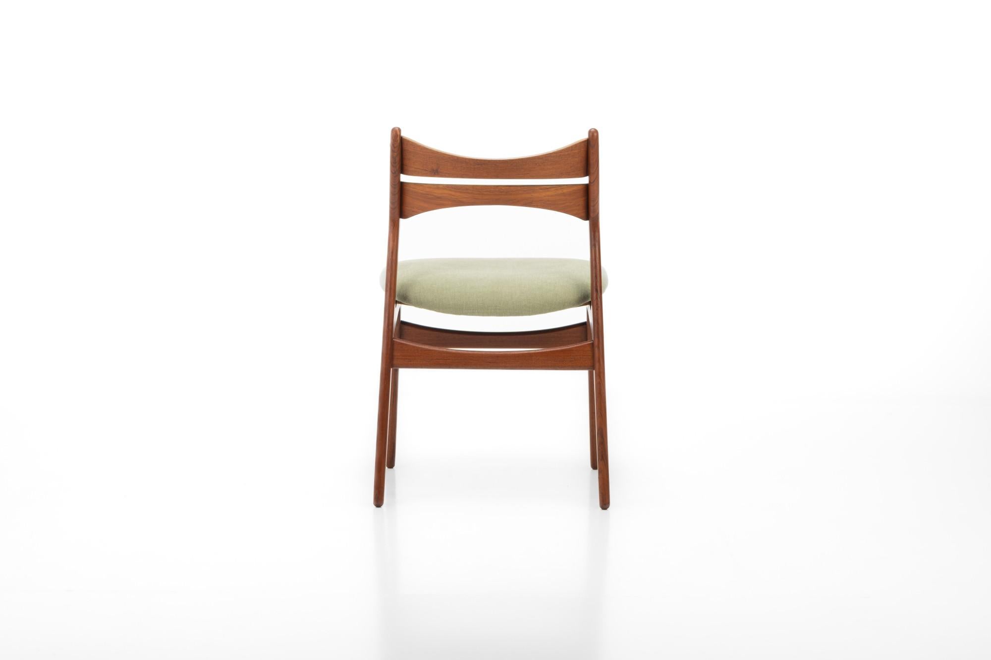 Vintage Dining Chairs by Erik Buch for Christian Christensen Møbelfabrik, 1960s For Sale 2