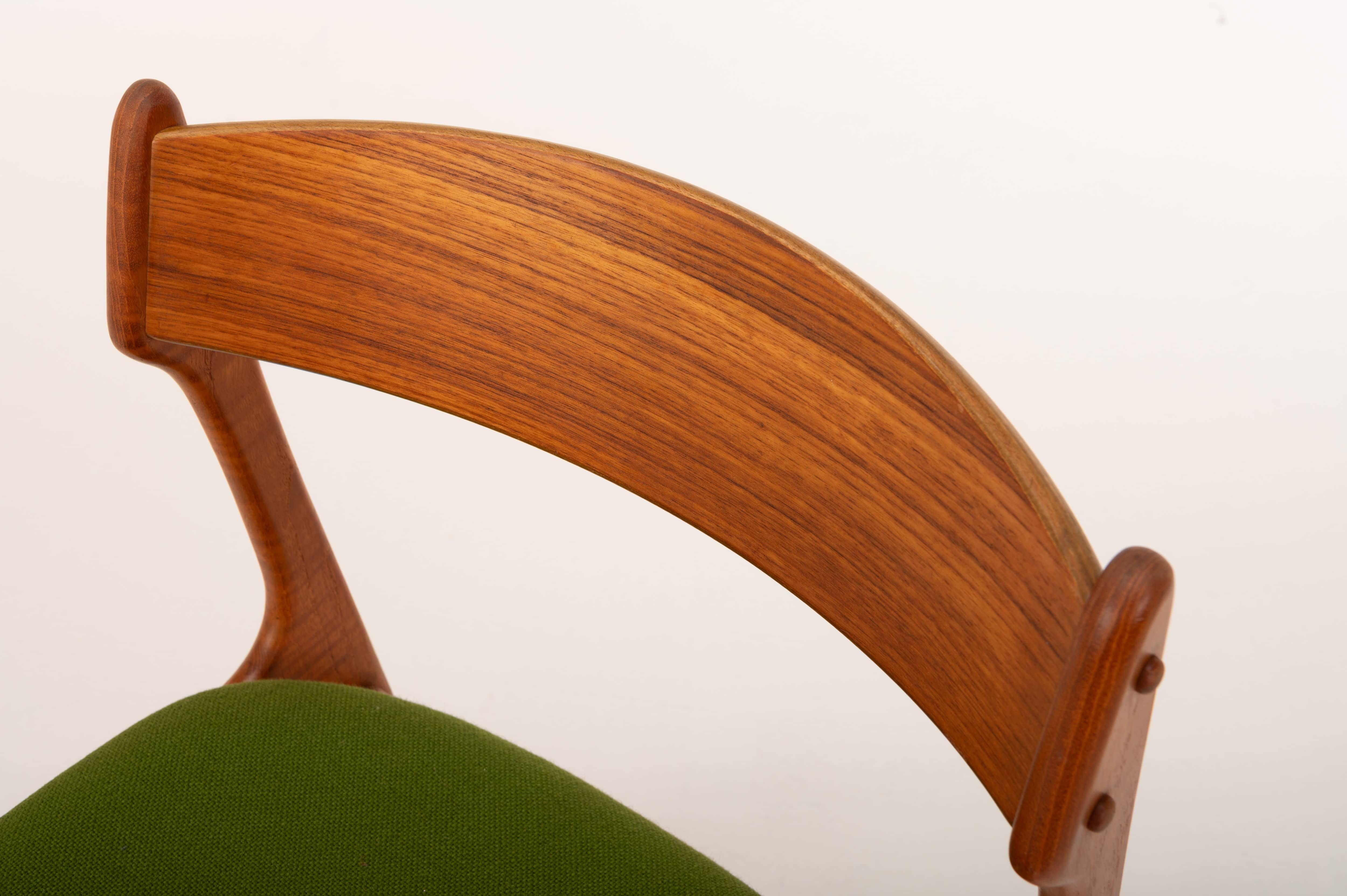 Sedie da pranzo vintage di Erik Buch per Oddense Maskinsnedkeri/O.D. Møbler in vendita 4