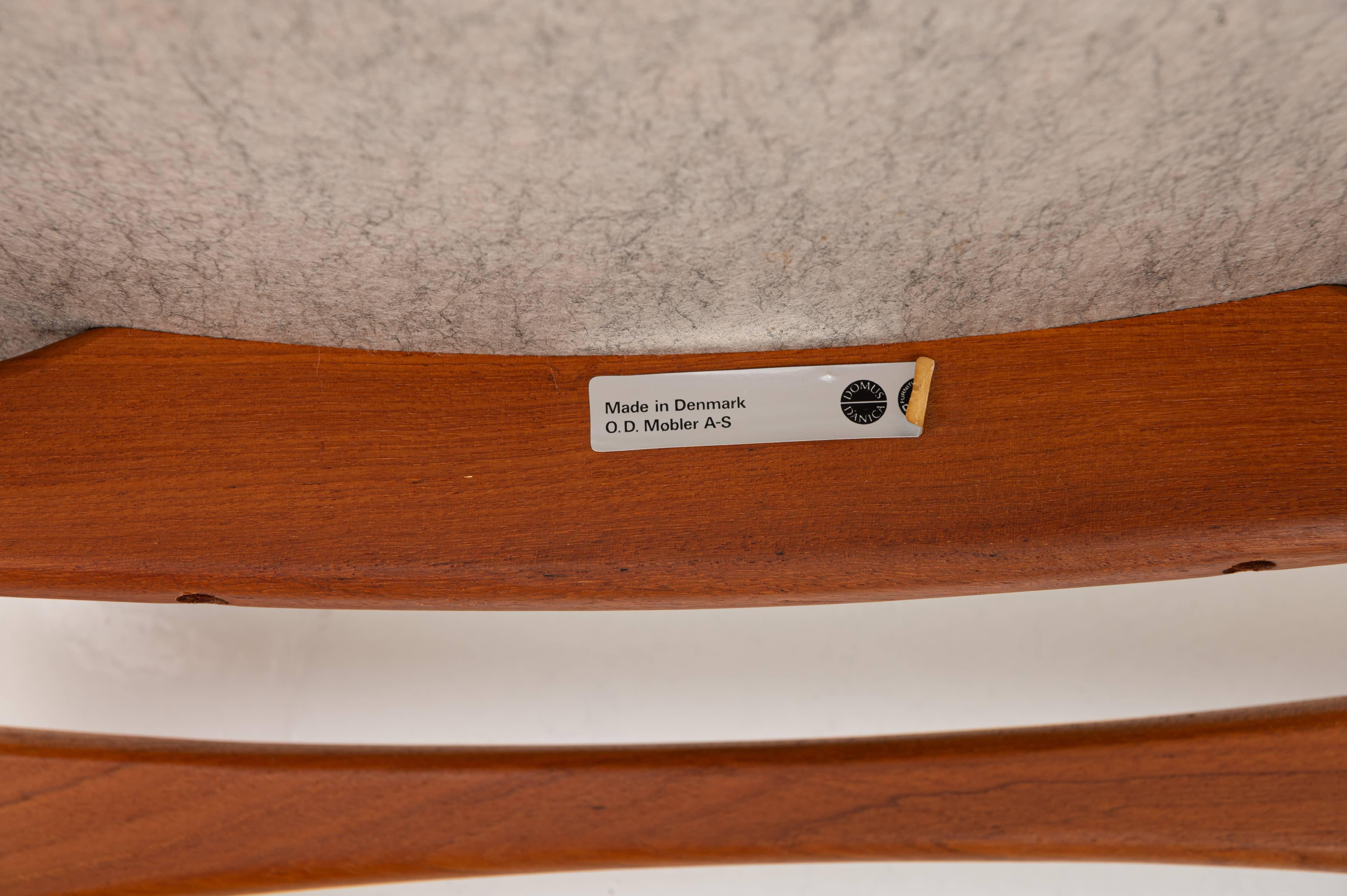 Sedie da pranzo vintage di Erik Buch per Oddense Maskinsnedkeri/O.D. Møbler in vendita 7