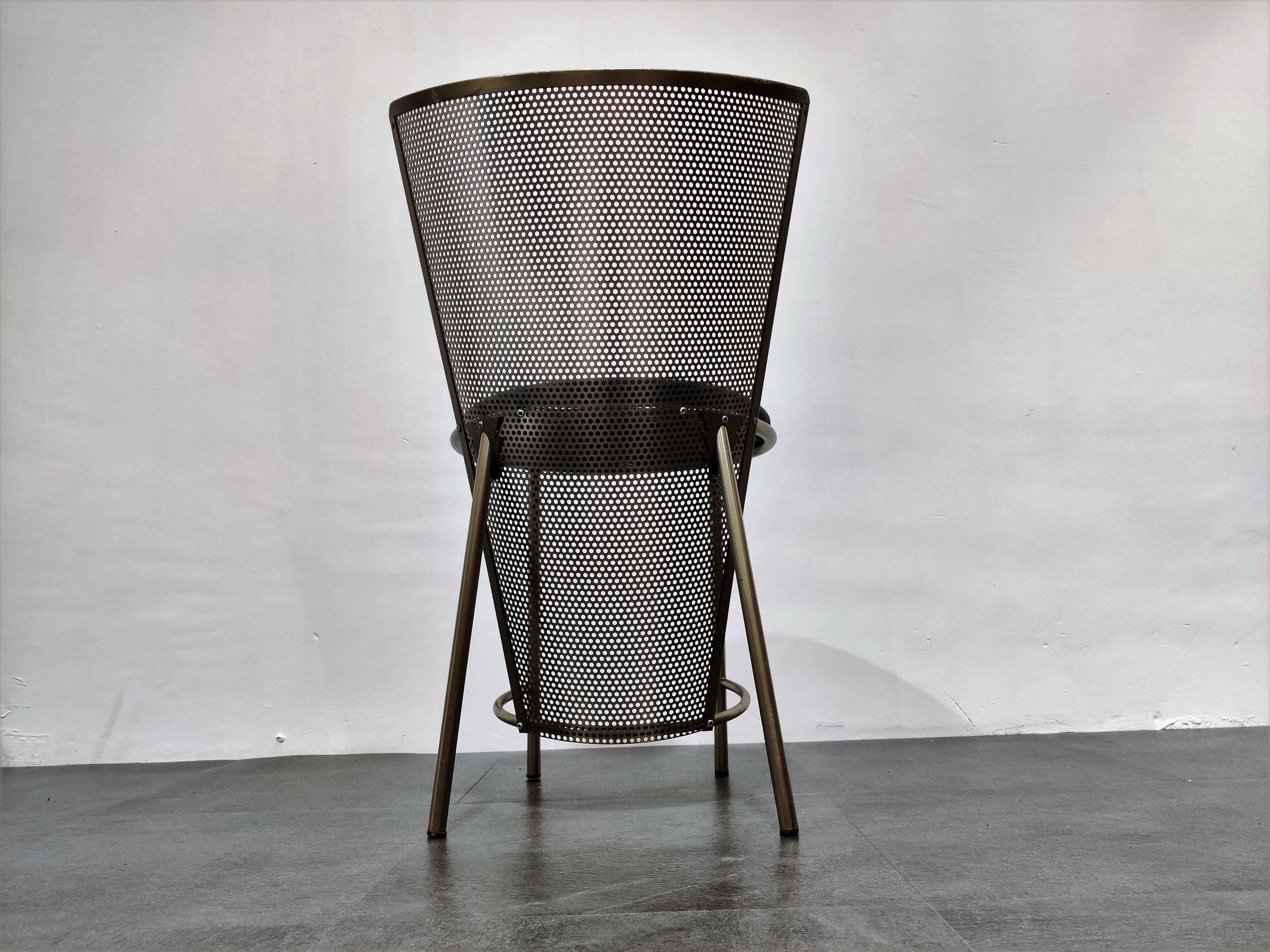 Vintage Dining Chairs by Frans Van Praet, Set of 4 4