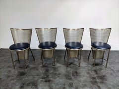 Vintage Dining Chairs by Frans Van Praet, Set of 4