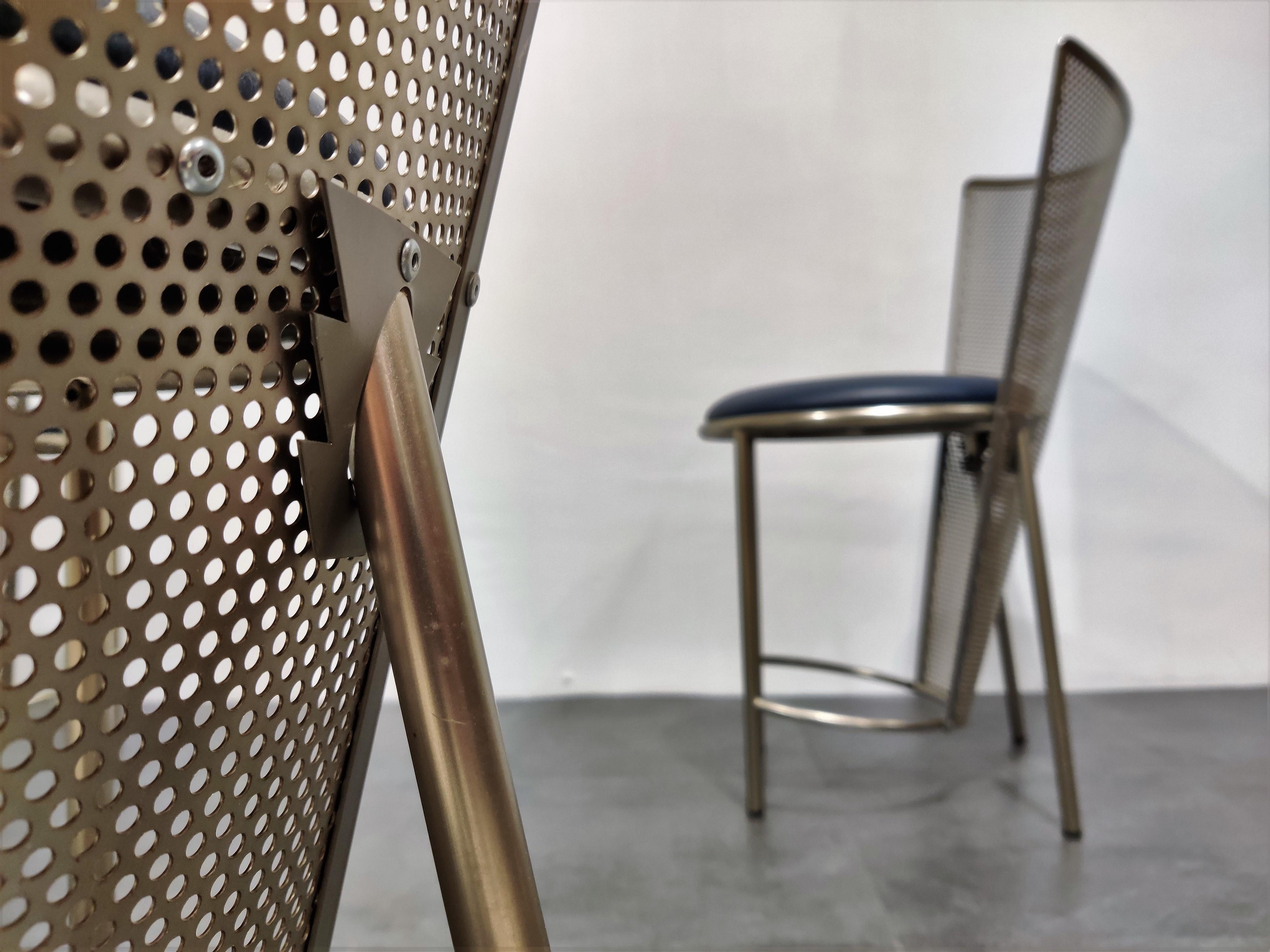 Vintage Dining Chairs by Frans Van Praet, Set of 4 1