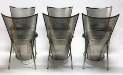 Vintage Dining Chairs by Frans Van Praet, Set of Six