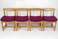 Vintage Dining Chairs by Guillerme et Chambron for Votre Maison, circa 1960