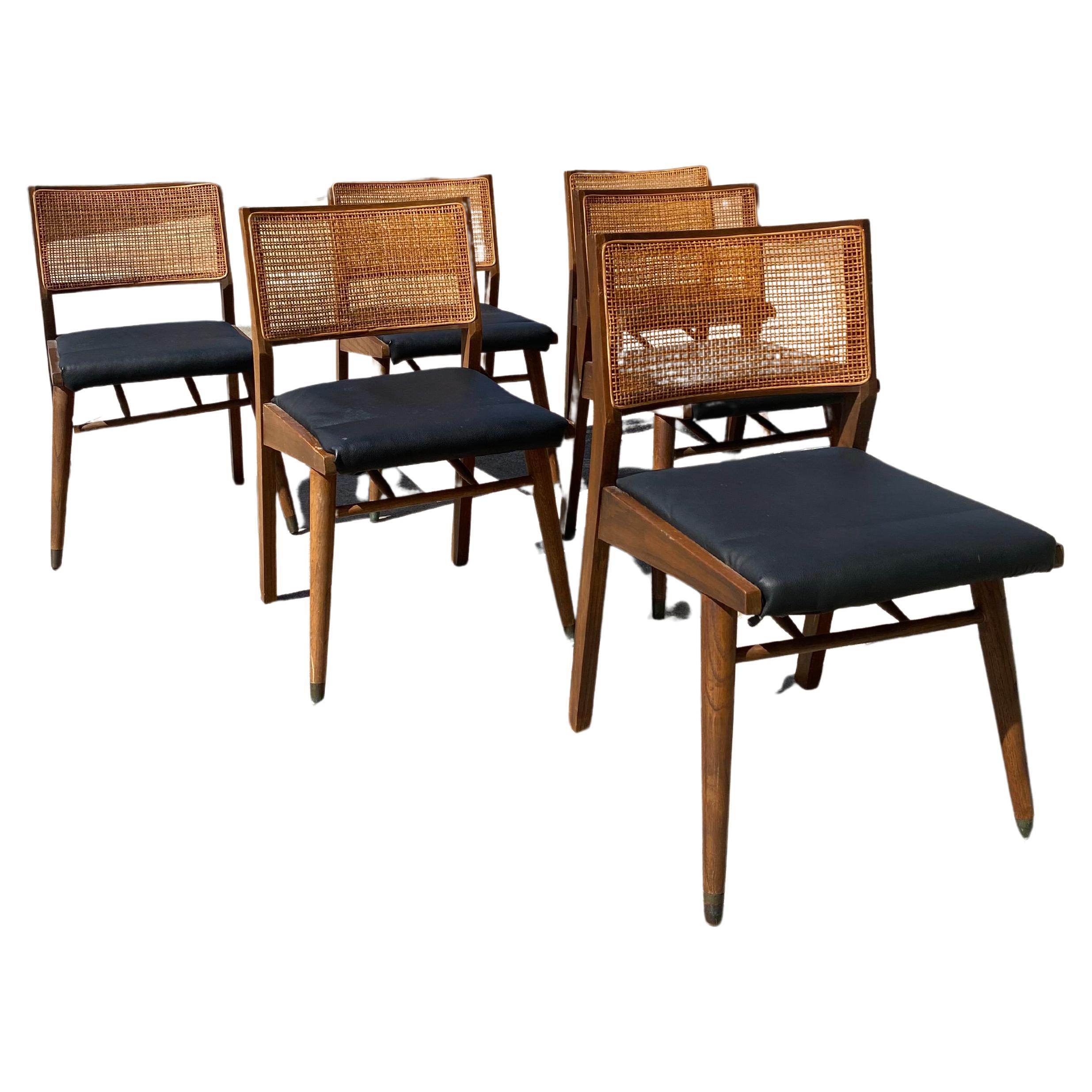 Chaises de salle à manger vintage de Holman Manufacturing Co (set de 6) en vente
