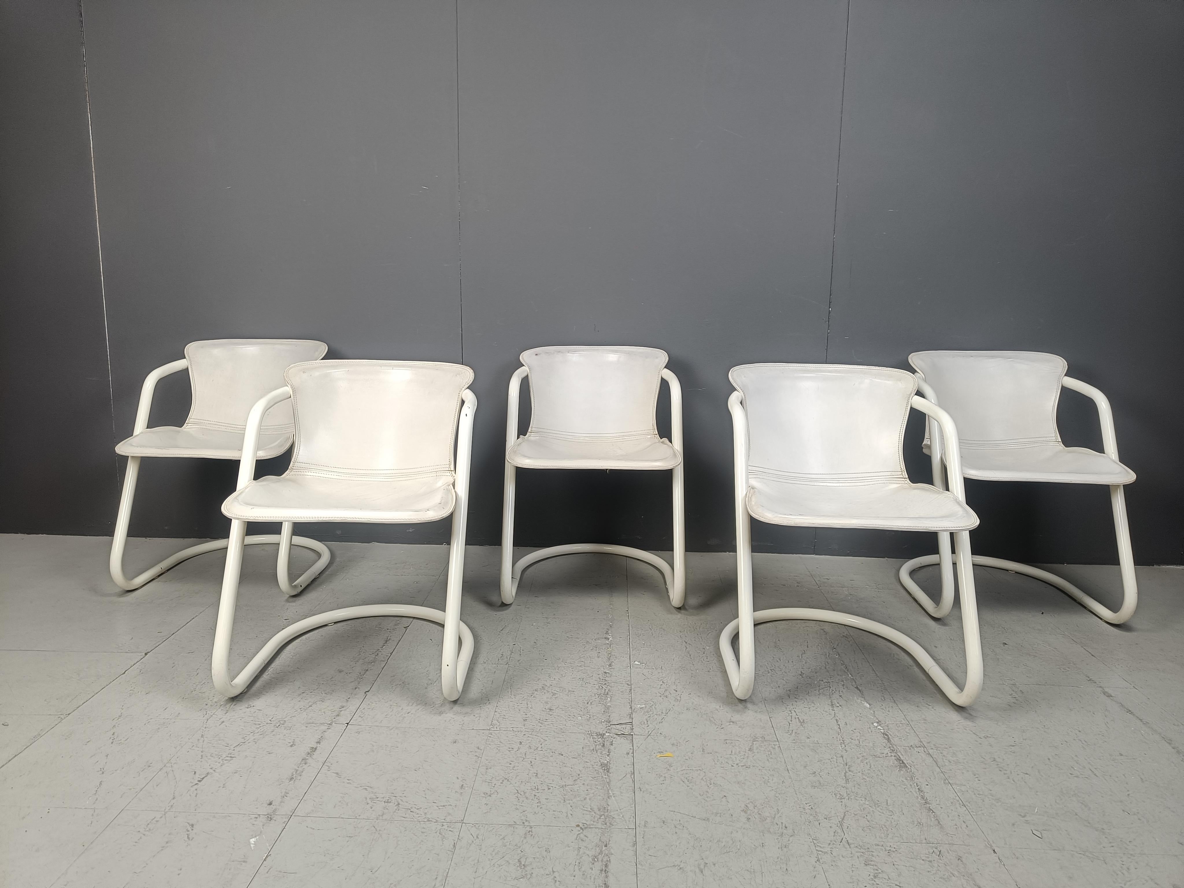 Olandese Sedie da pranzo vintage di Metaform, set di 5 - anni '70 in vendita
