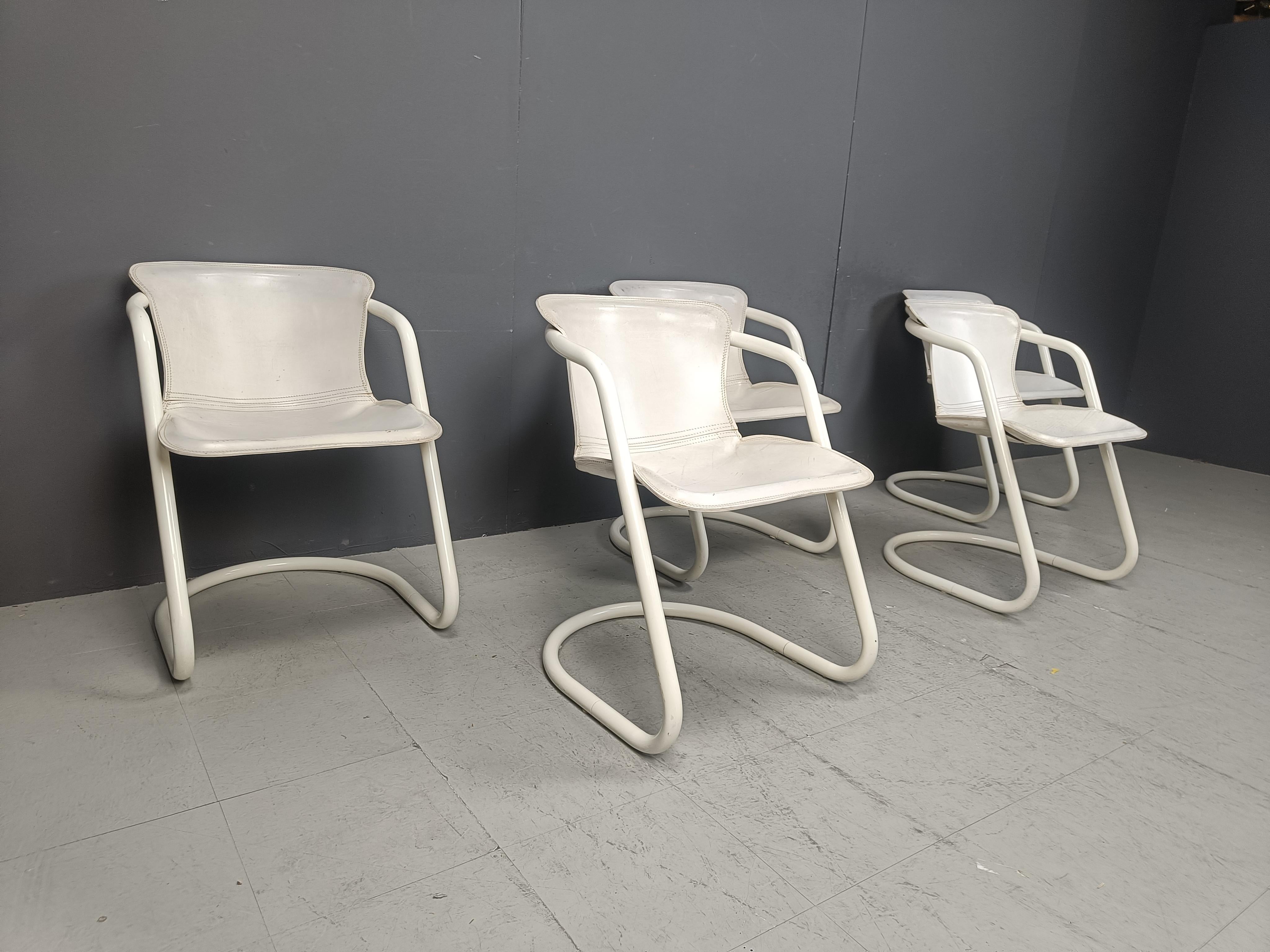 Sedie da pranzo vintage di Metaform, set di 5 - anni '70 in vendita 1