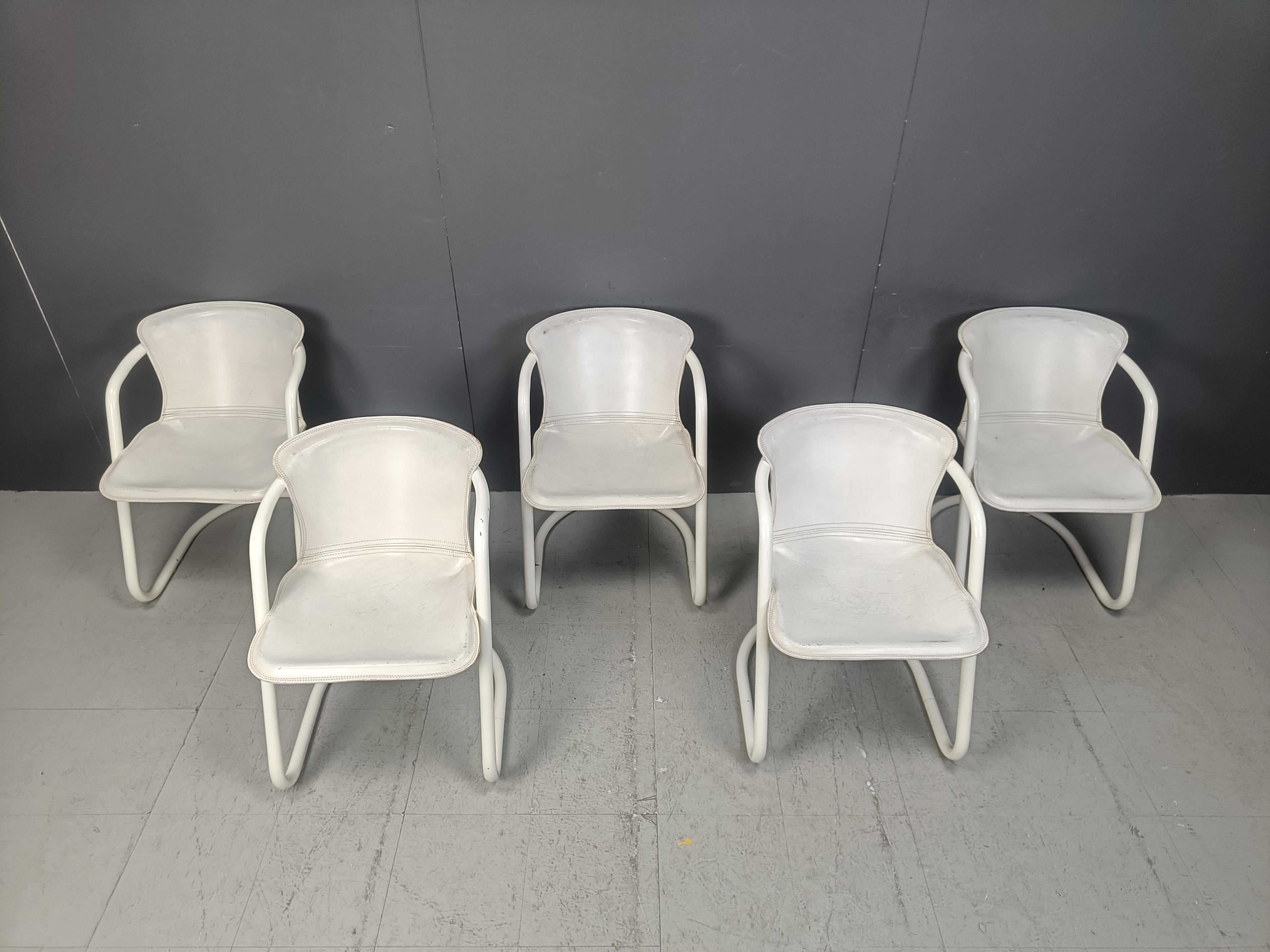 Sedie da pranzo vintage di Metaform, set di 5 - anni '70 in vendita 2
