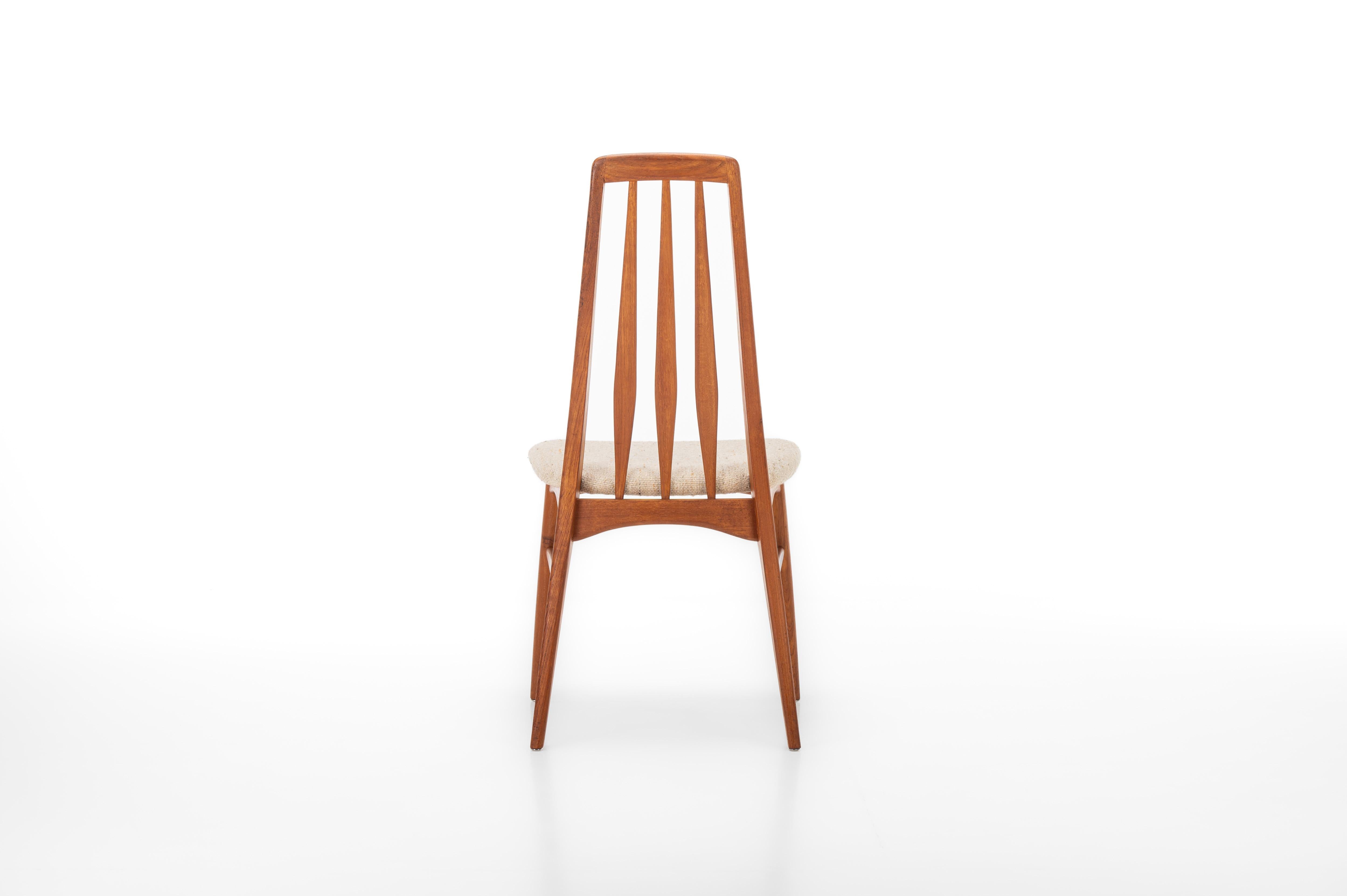 Vintage Dining Chairs by Niels Koefoed for Koefoeds Hornslet, 1960s, Set of 6 For Sale 4