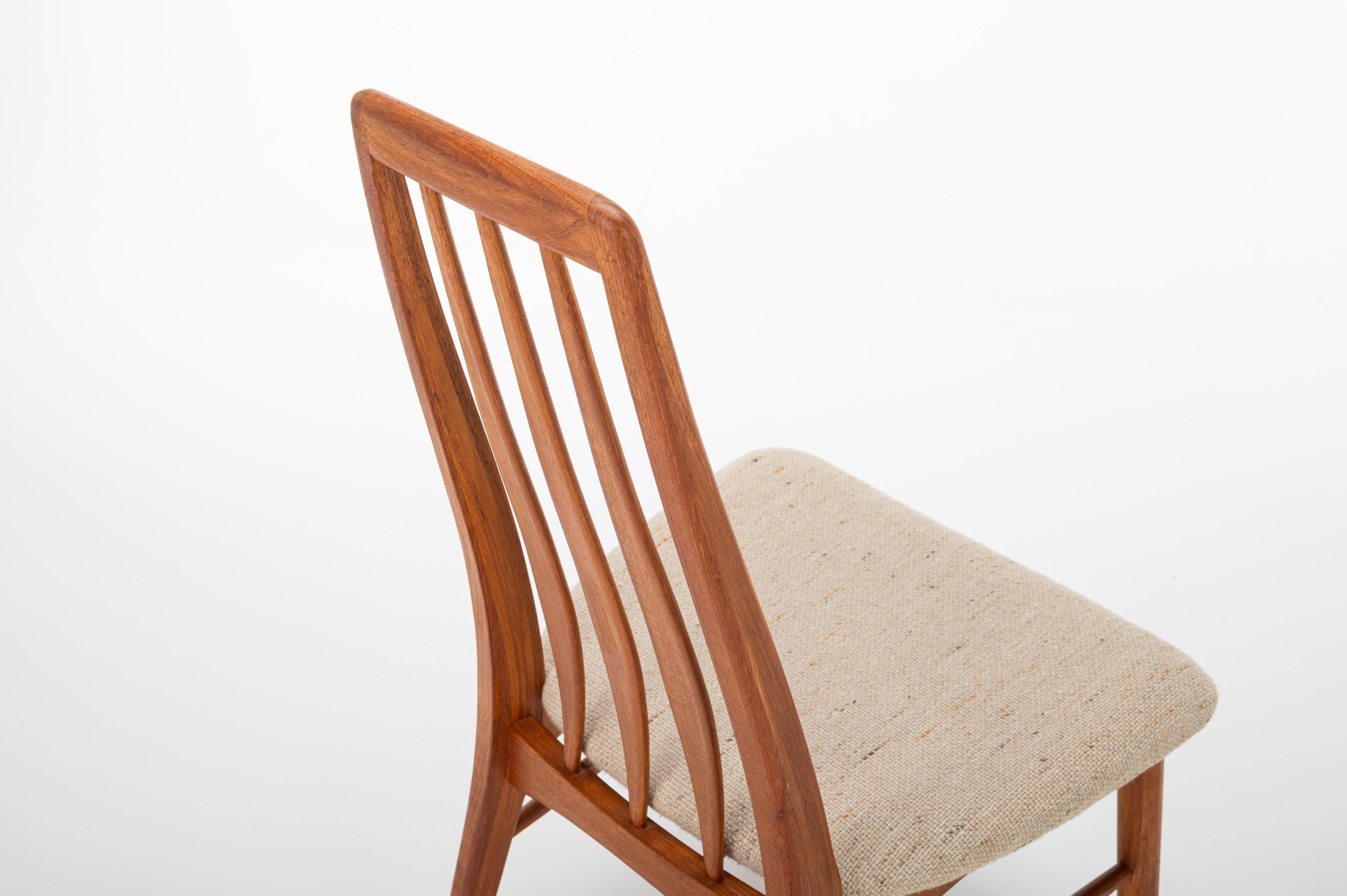 Vintage Dining Chairs by Niels Koefoed for Koefoeds Hornslet, 1960s, Set of 6 For Sale 7