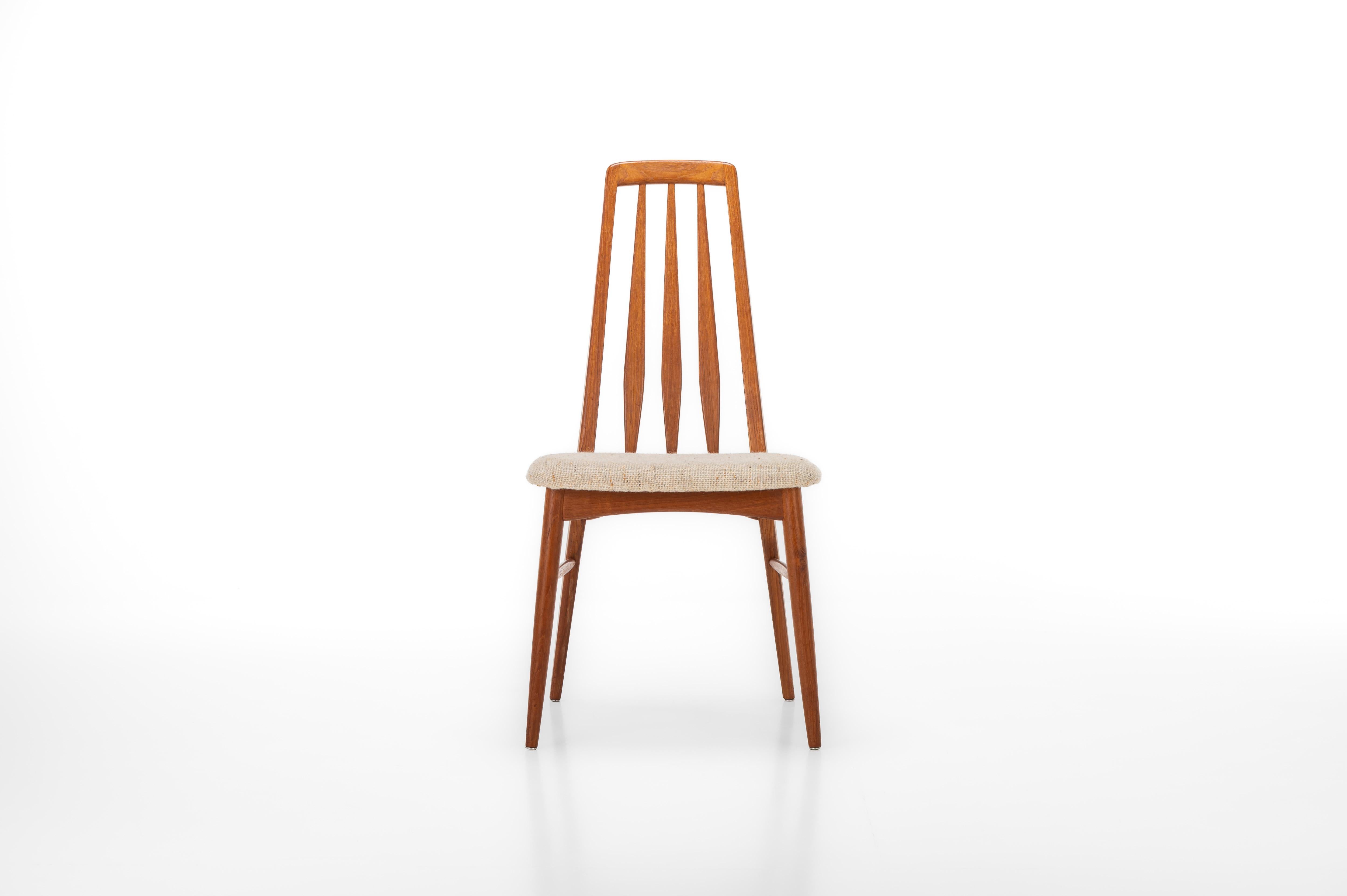 Vintage Dining Chairs by Niels Koefoed for Koefoeds Hornslet, 1960s, Set of 6 For Sale 1