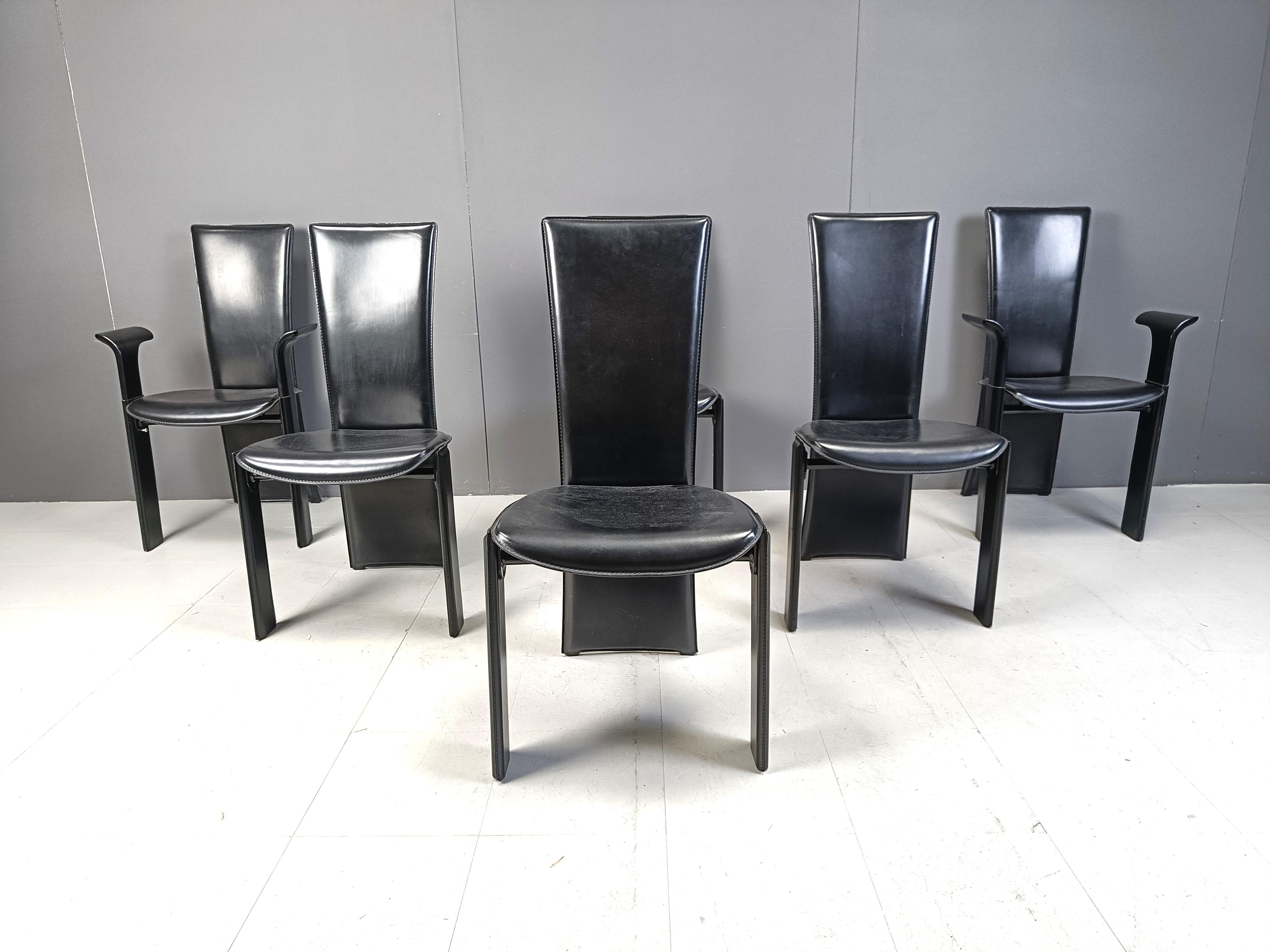 Post-Modern Vintage dining chairs by Pietro costantini, 1980s, set of 6