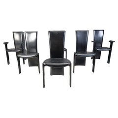 Vintage dining chairs by Pietro costantini, 1980s, set of 6