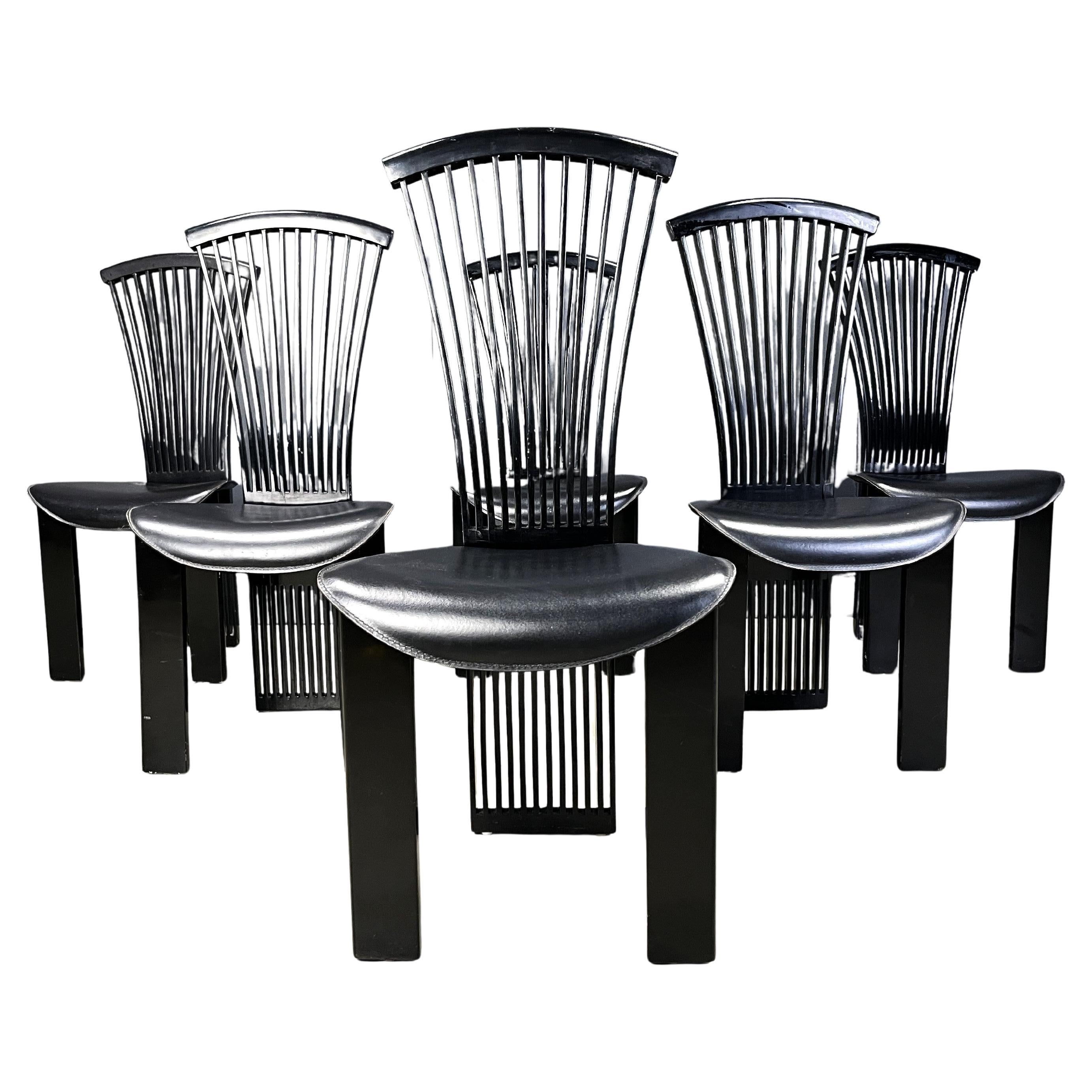 Vintage dining chairs by Pietro costantini, 1980s, set of 6