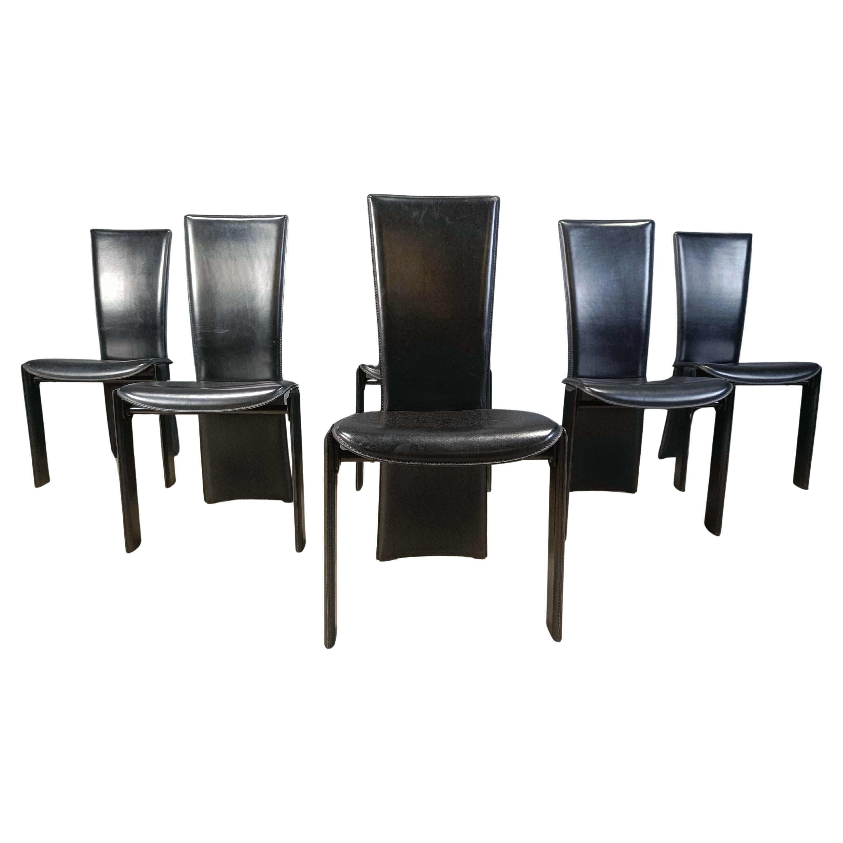 Vintage dining chairs by Pietro costantini, 1980s, set of 6