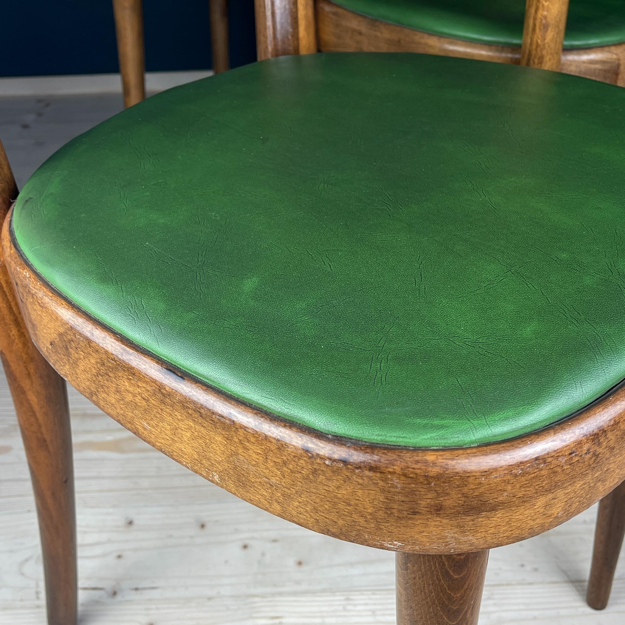 Esszimmerstühle im Vintage-Stil von Pirelli Sapsa, Italien 1950er Jahre, 4er Jahre, Set im Angebot 6