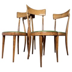 Chaises de salle à manger vintage par Pirelli Sapsa, Italie 1950s, Set of 4